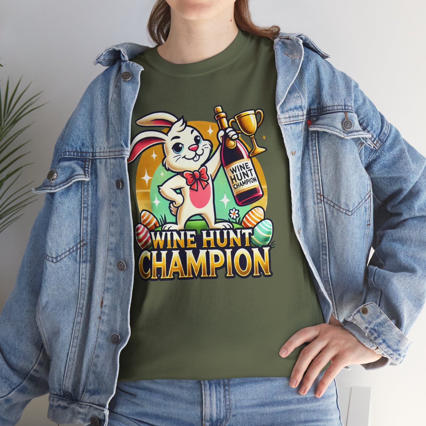 Wine Hunt Champion – Unisex Heavy Cotton Tee 🍷🏆