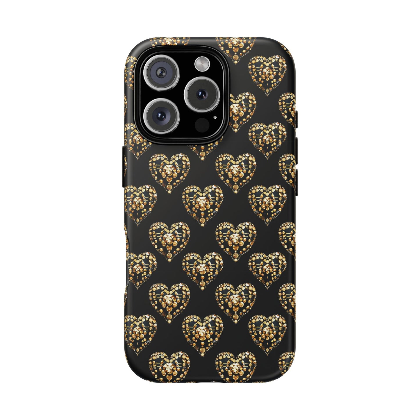 Golden Heart Luxe Phone Case