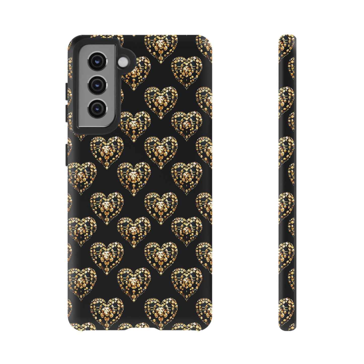 Golden Heart Luxe Phone Case