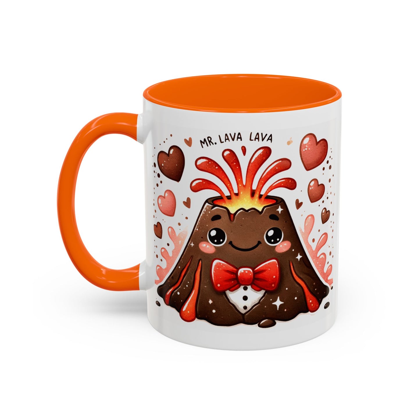 "Mr. Lava Lava in a Tux" Accent Mug (11oz, 15oz)
