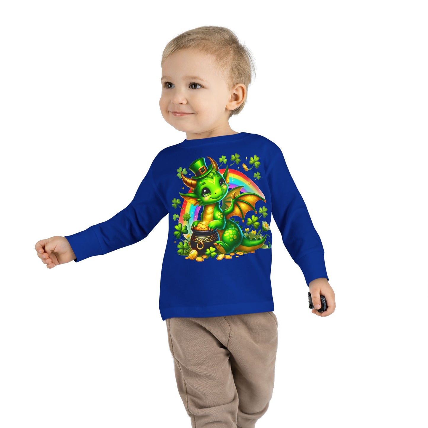 Lucky Little Dragon 🍀 Toddler Long Sleeve Tee