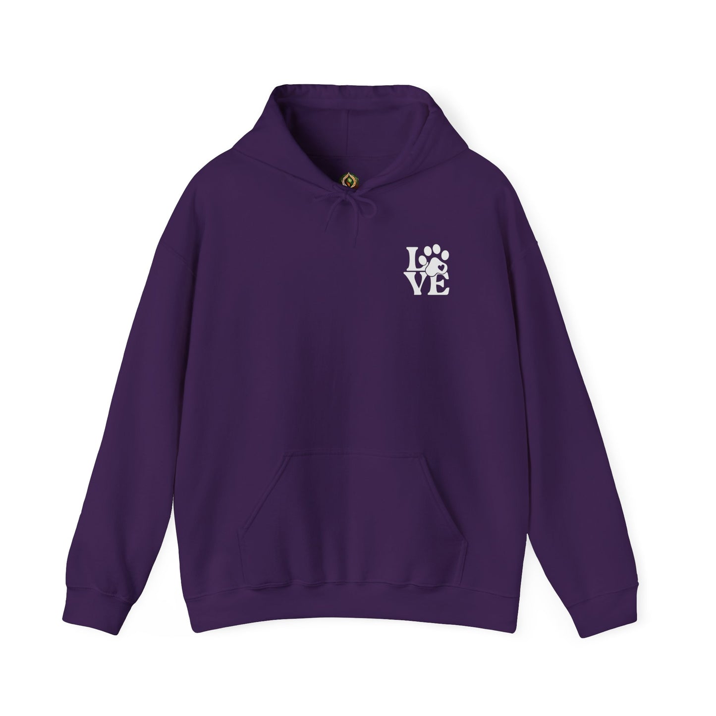 Cozy Love Paw-Print Unisex Hoodie