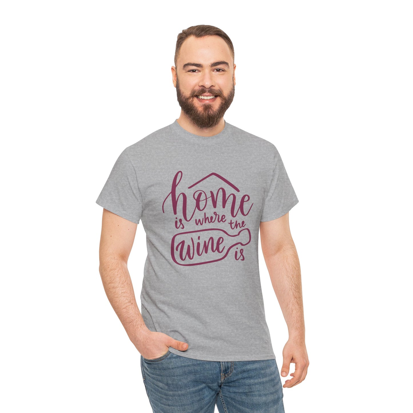 "Home Is Where the Wine Is" Unisex Tee