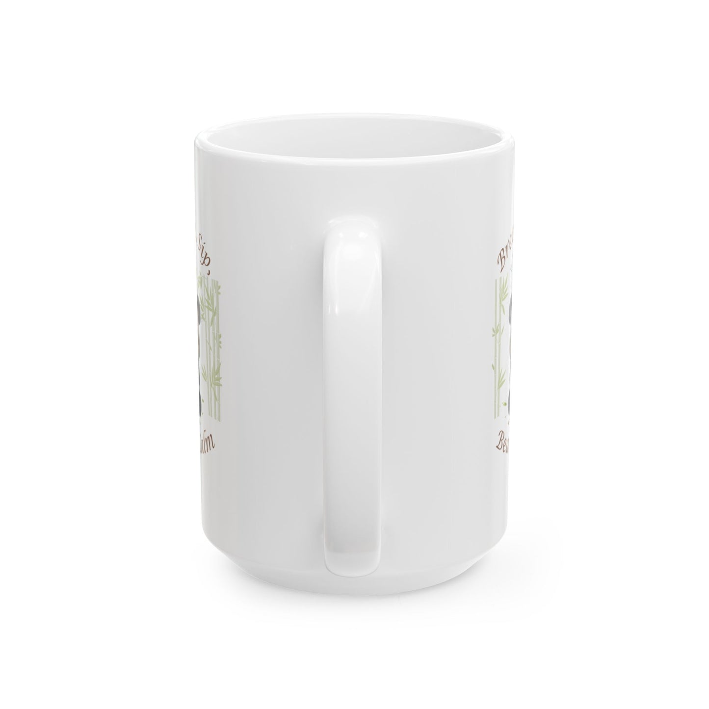 Beary Calm Panda Mug, (11oz, 15oz)