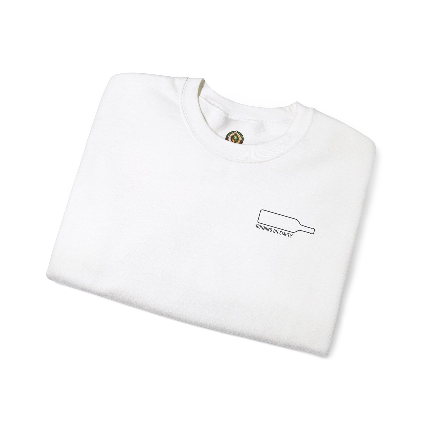 "Running on Empty" Unisex Crewneck Sweatshirt