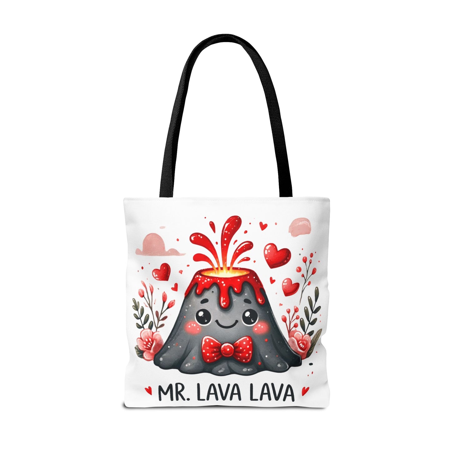 "Mr. Lava Lava Floral Charm" Tote Bag