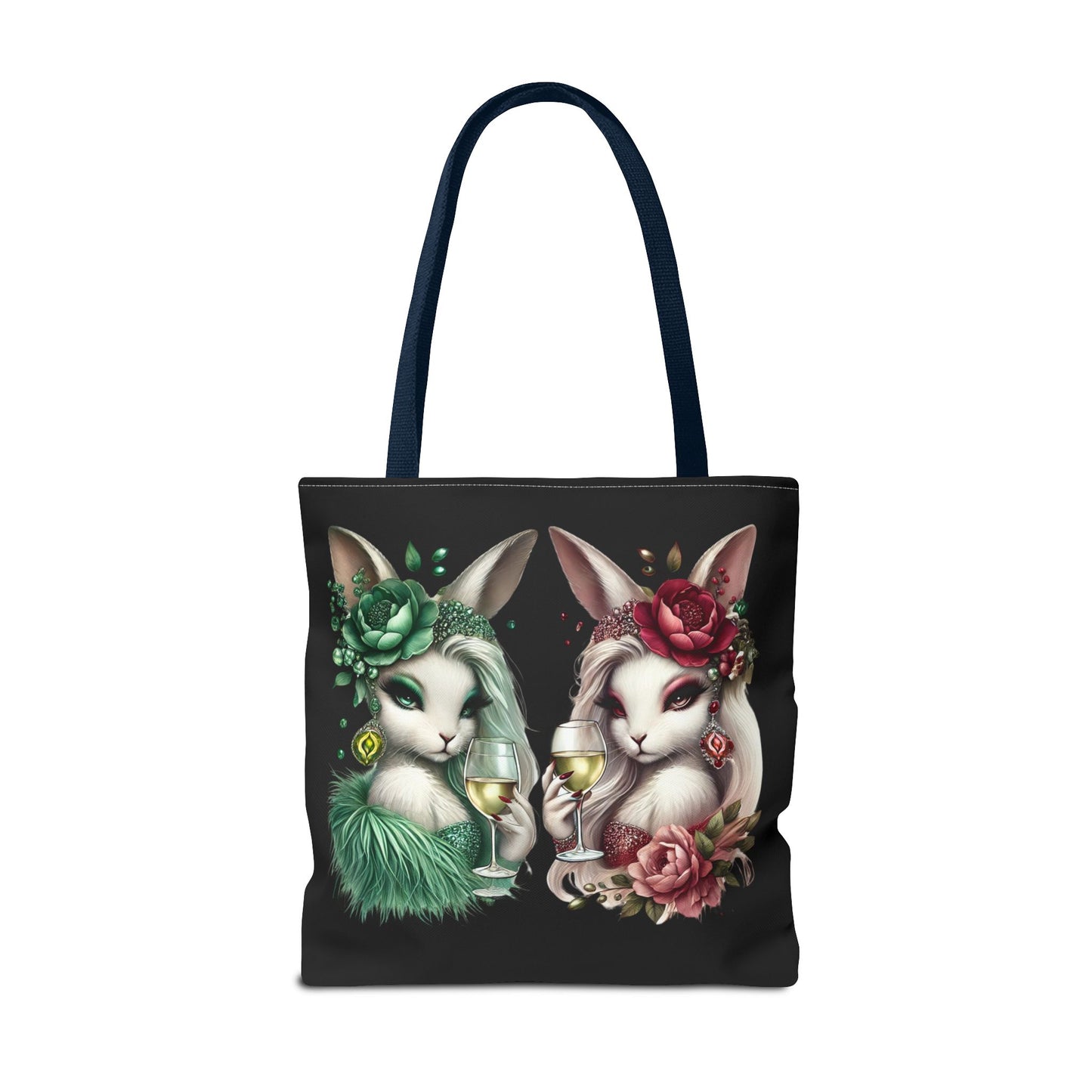 Vero Vino & Rosalie Rouge – Glam Bunny Tote Bag 🍷💅