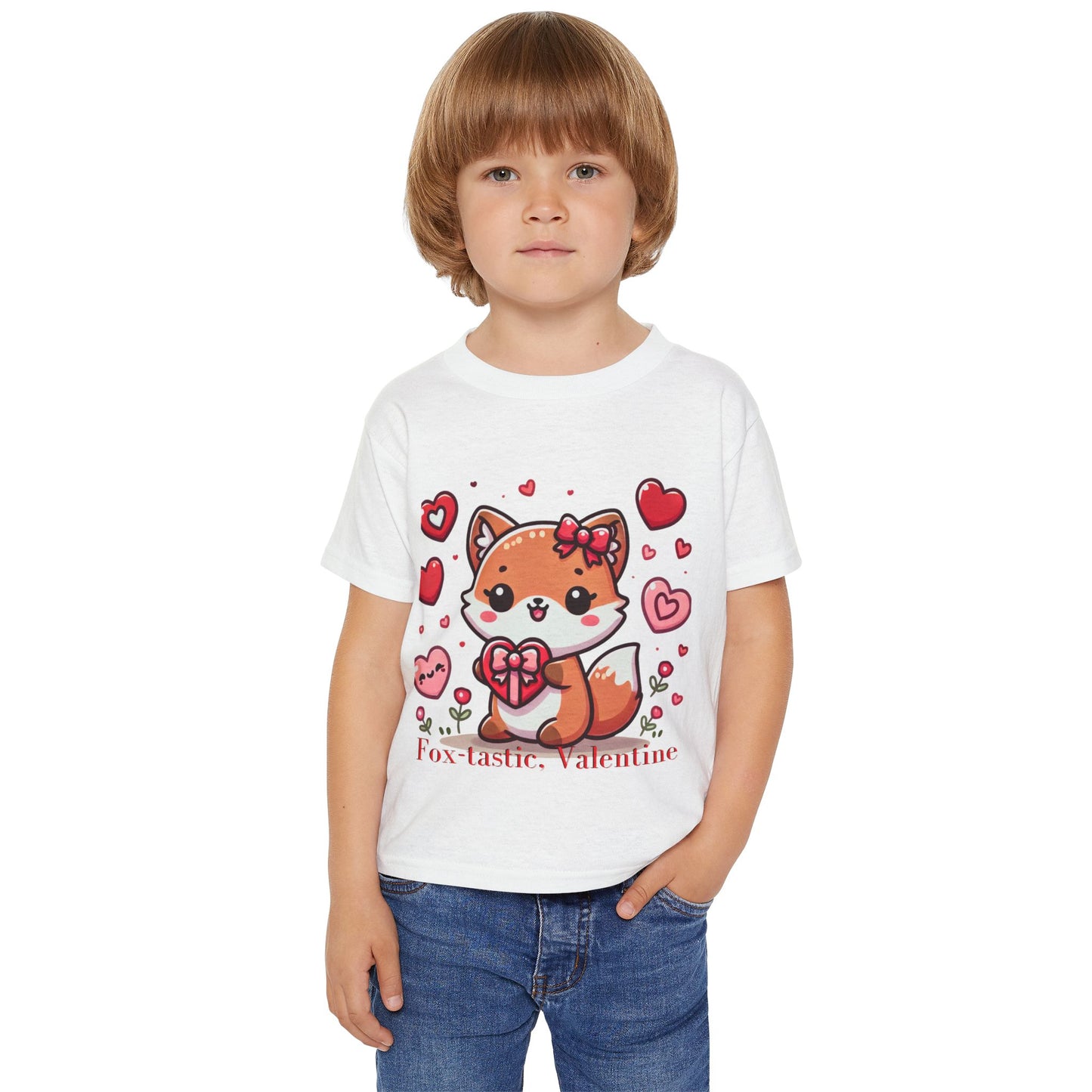 "Fox-tastic, Valentine" Toddler T-Shirt