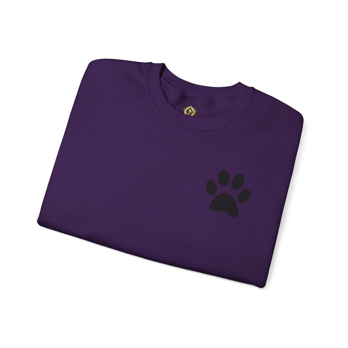 Minimalist Paw Print Crewneck Sweatshirt