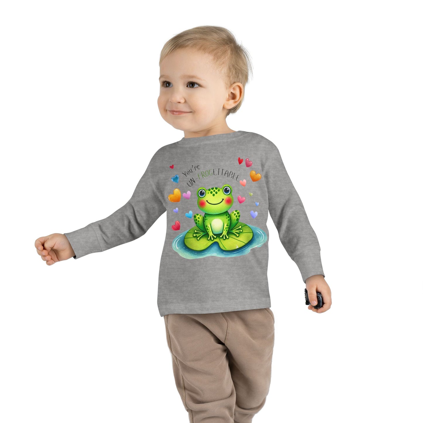 "Un-FROG-ettable" Toddler Long Sleeve Tee
