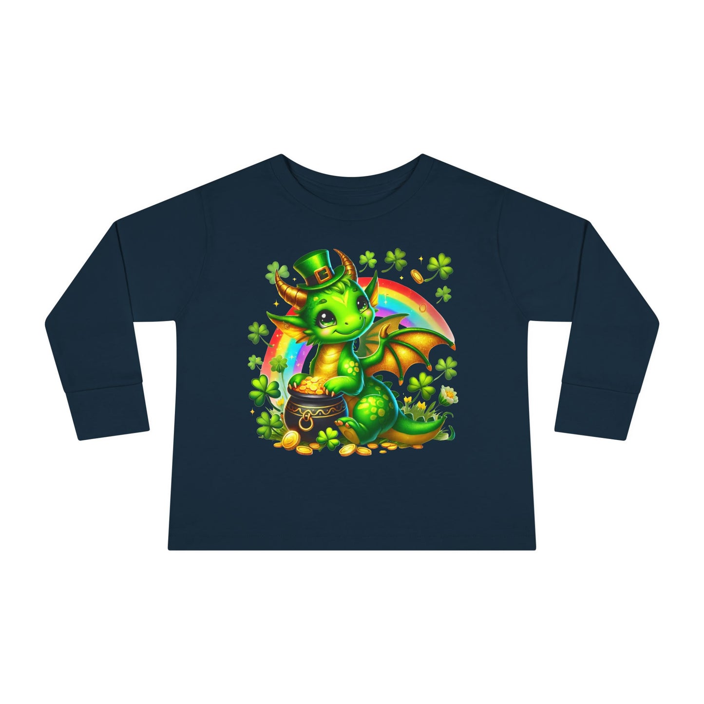 Lucky Little Dragon 🍀 Toddler Long Sleeve Tee