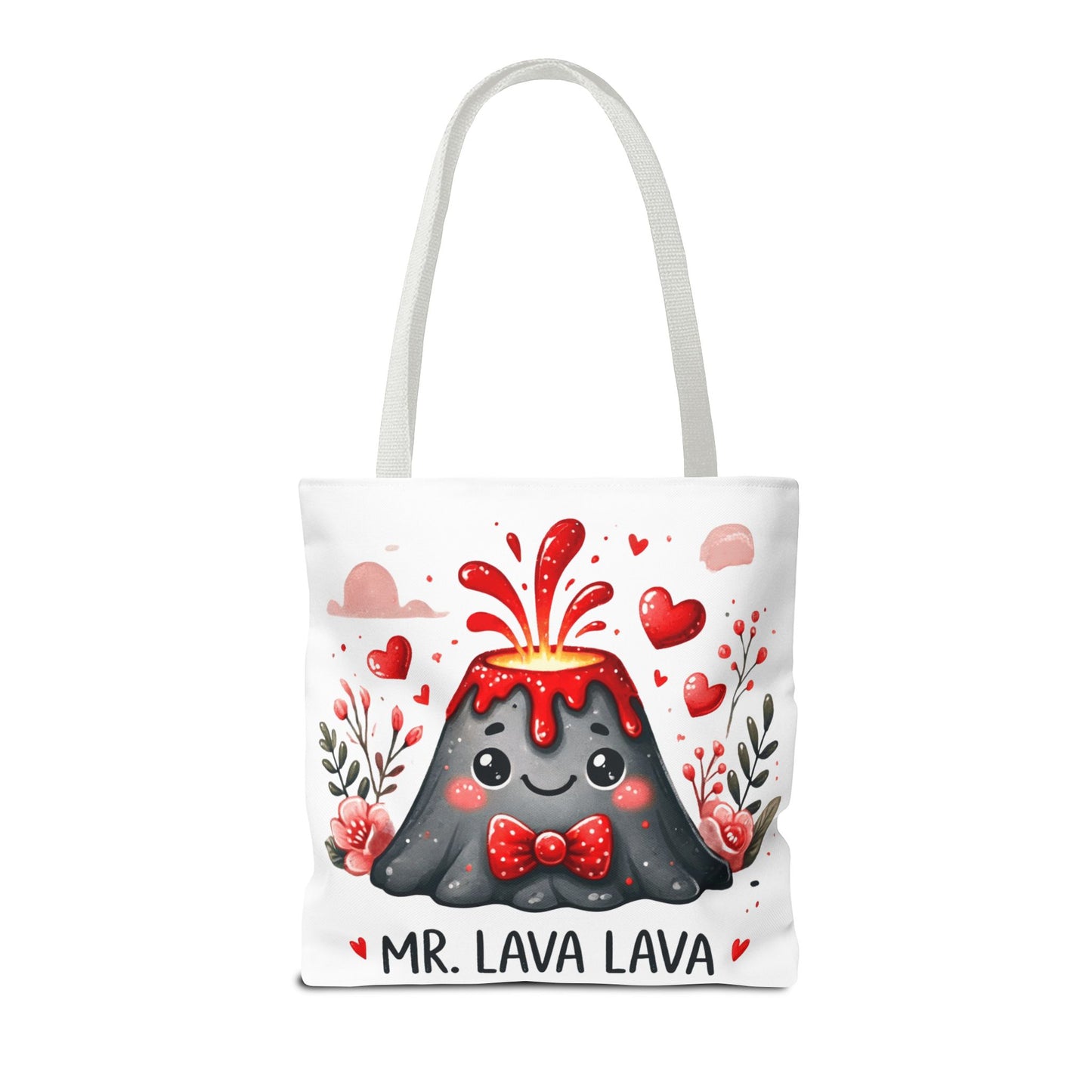 "Mr. Lava Lava Floral Charm" Tote Bag