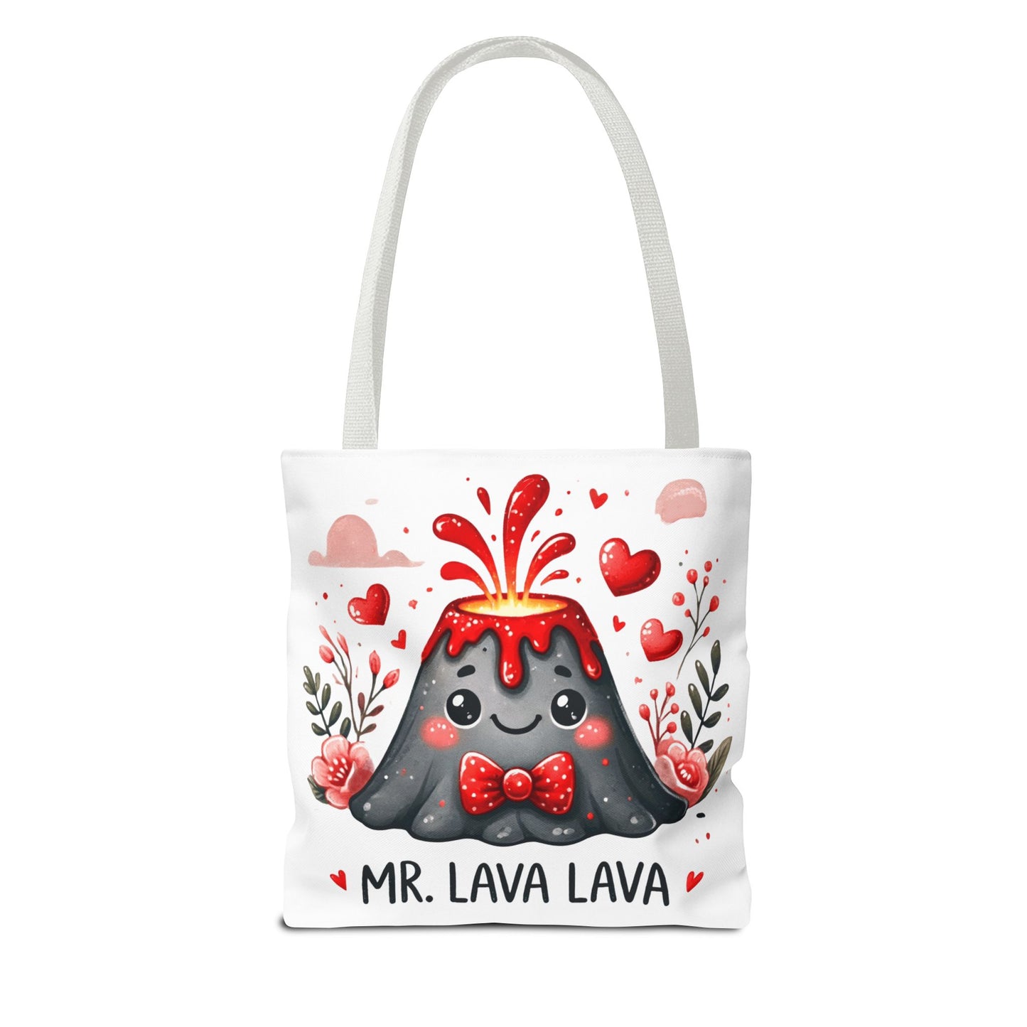 "Mr. Lava Lava Floral Charm" Tote Bag