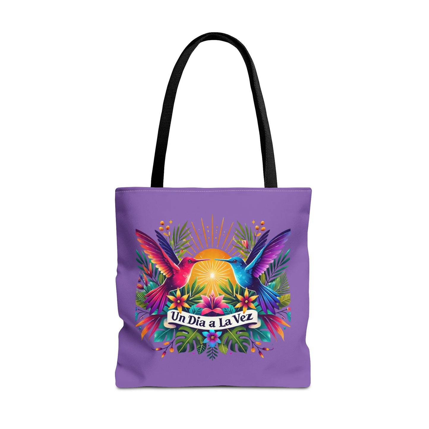 "Un Día a la Vez" Tropical Sunrise Tote Bag