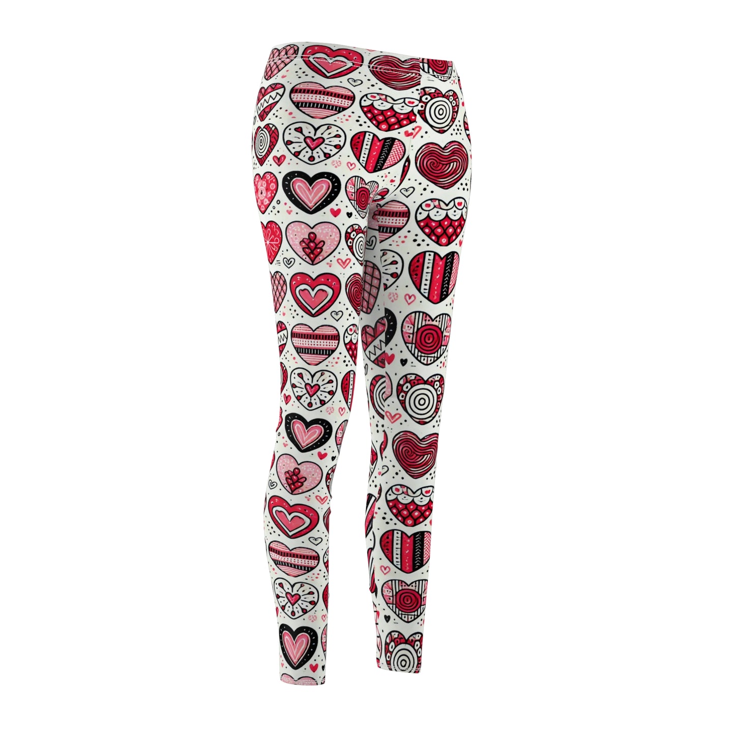 "Heart to Heart" Patterned Leggings