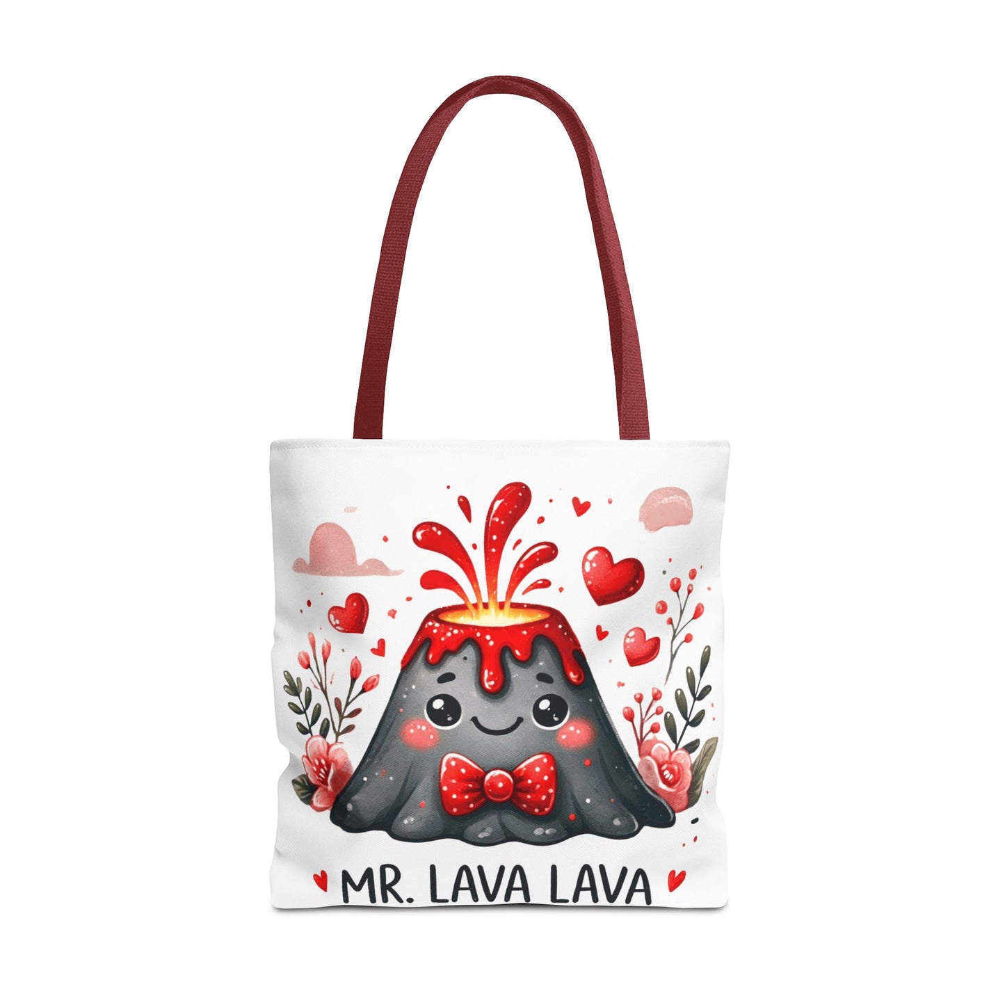 "Mr. Lava Lava Floral Charm" Tote Bag