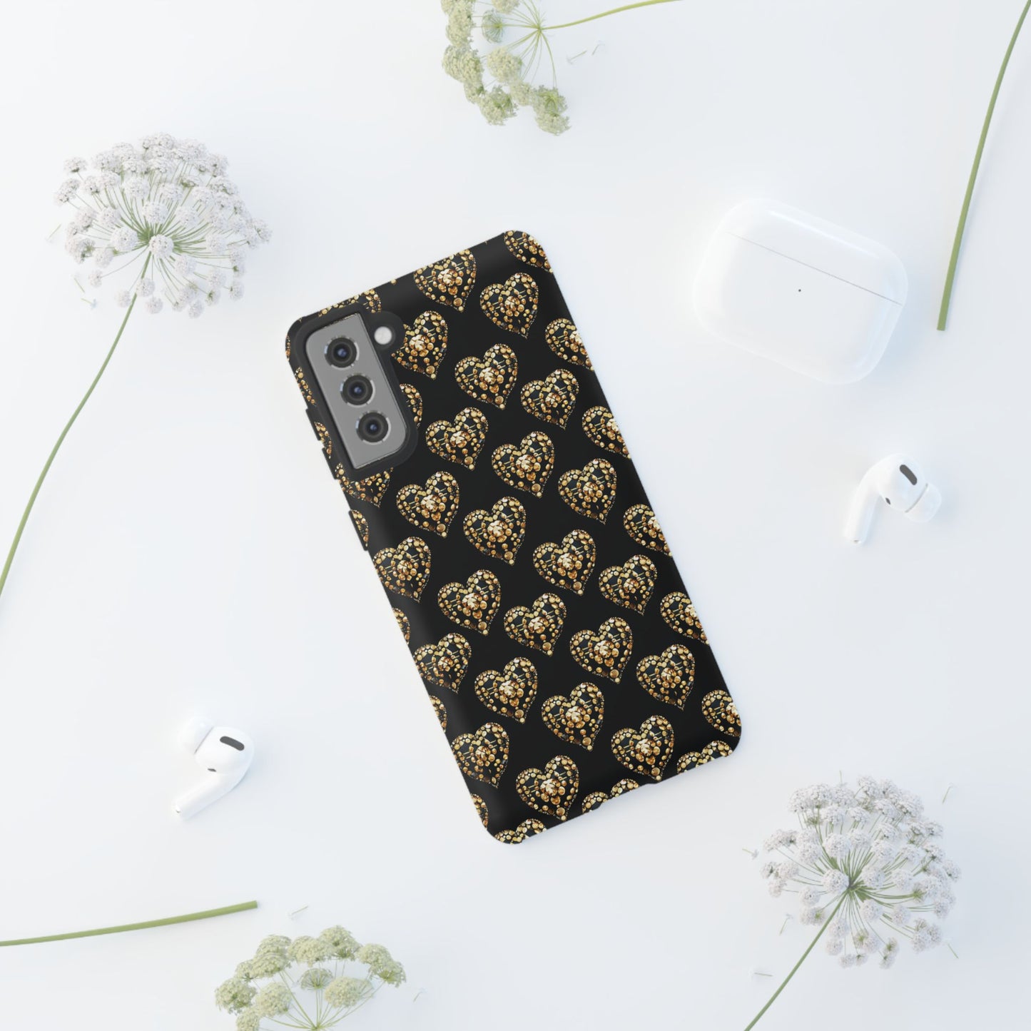 Golden Heart Luxe Phone Case