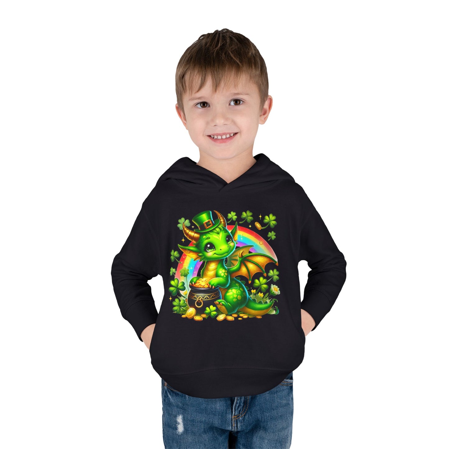 Lucky Little Dragon 🍀 Toddler Pullover Hoodie