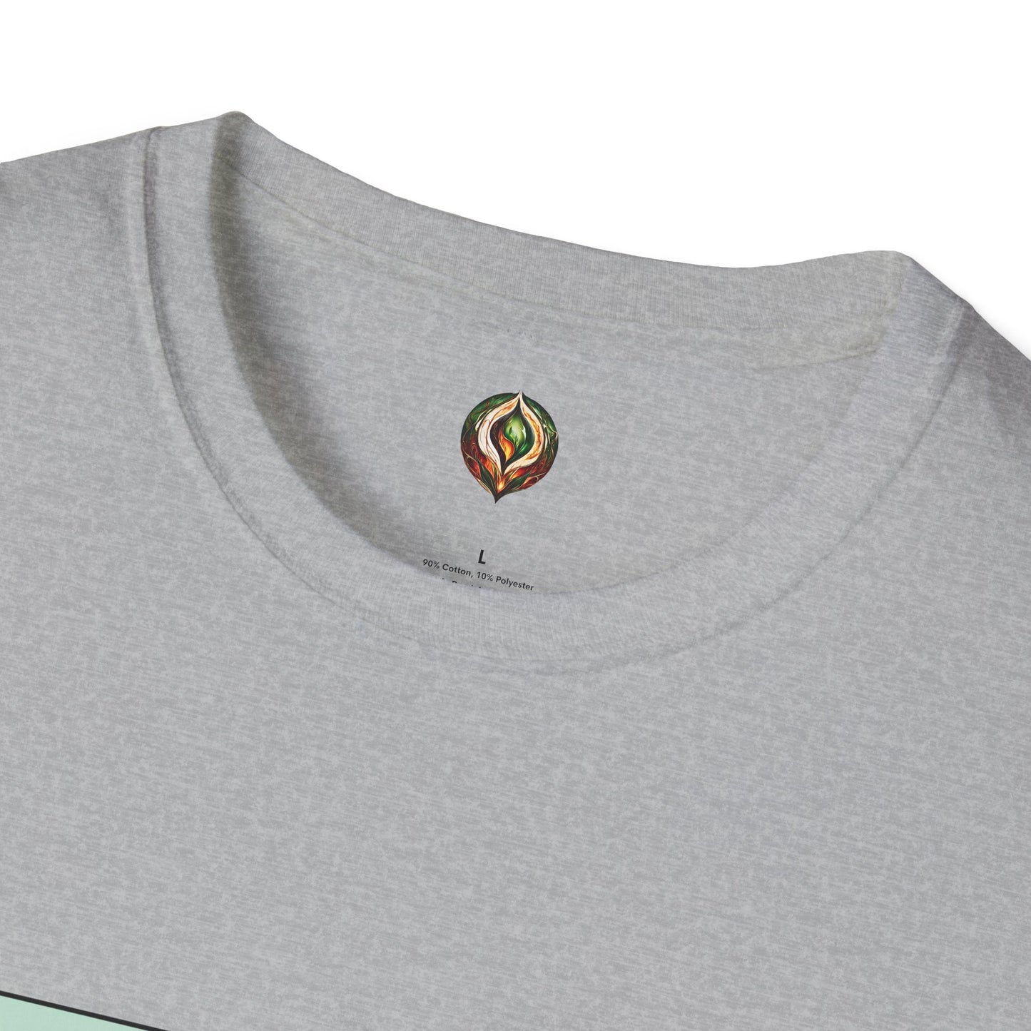 LOVE Paw Print Unisex T-Shirt – Mint & White Edition