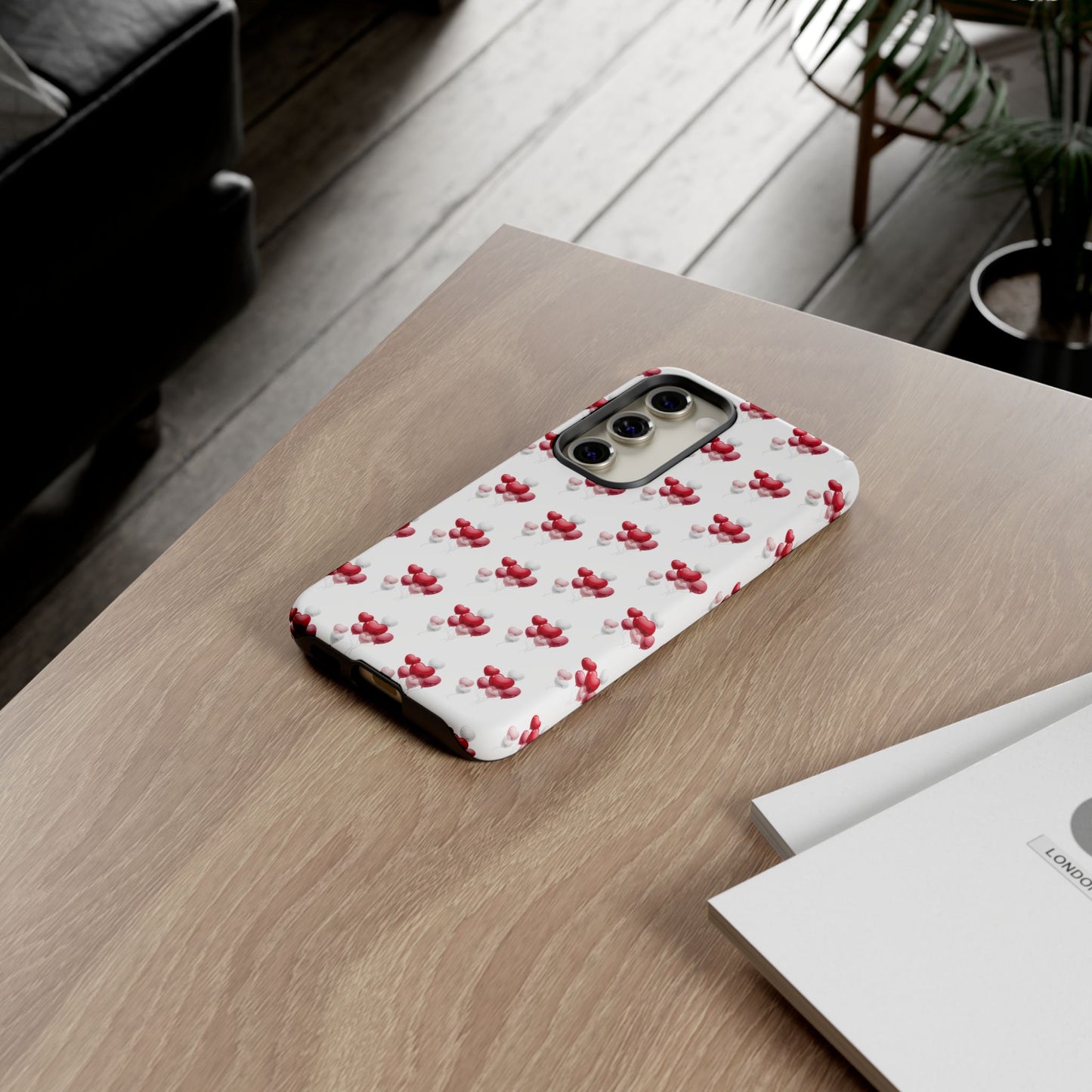 Floating Hearts Tough Phone Case