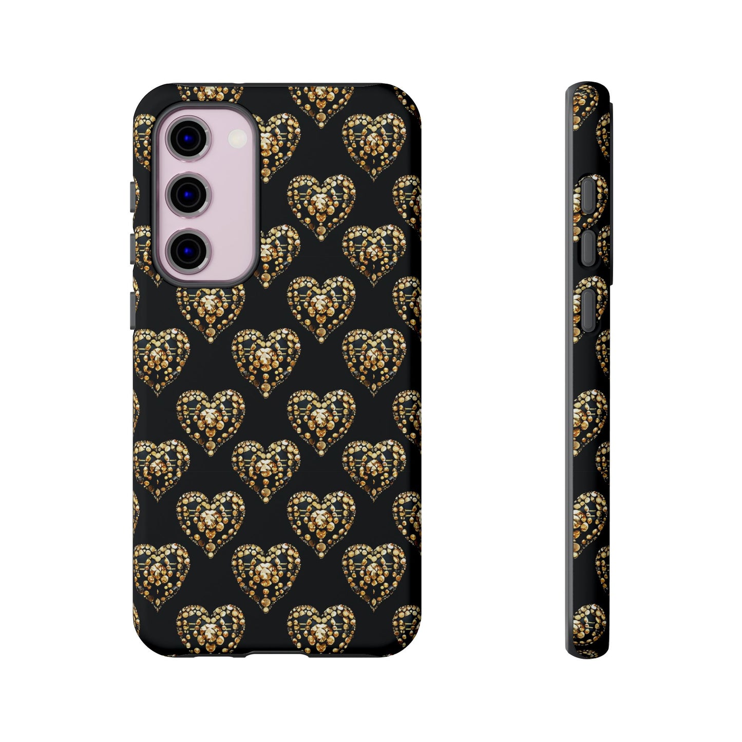 Golden Heart Luxe Phone Case