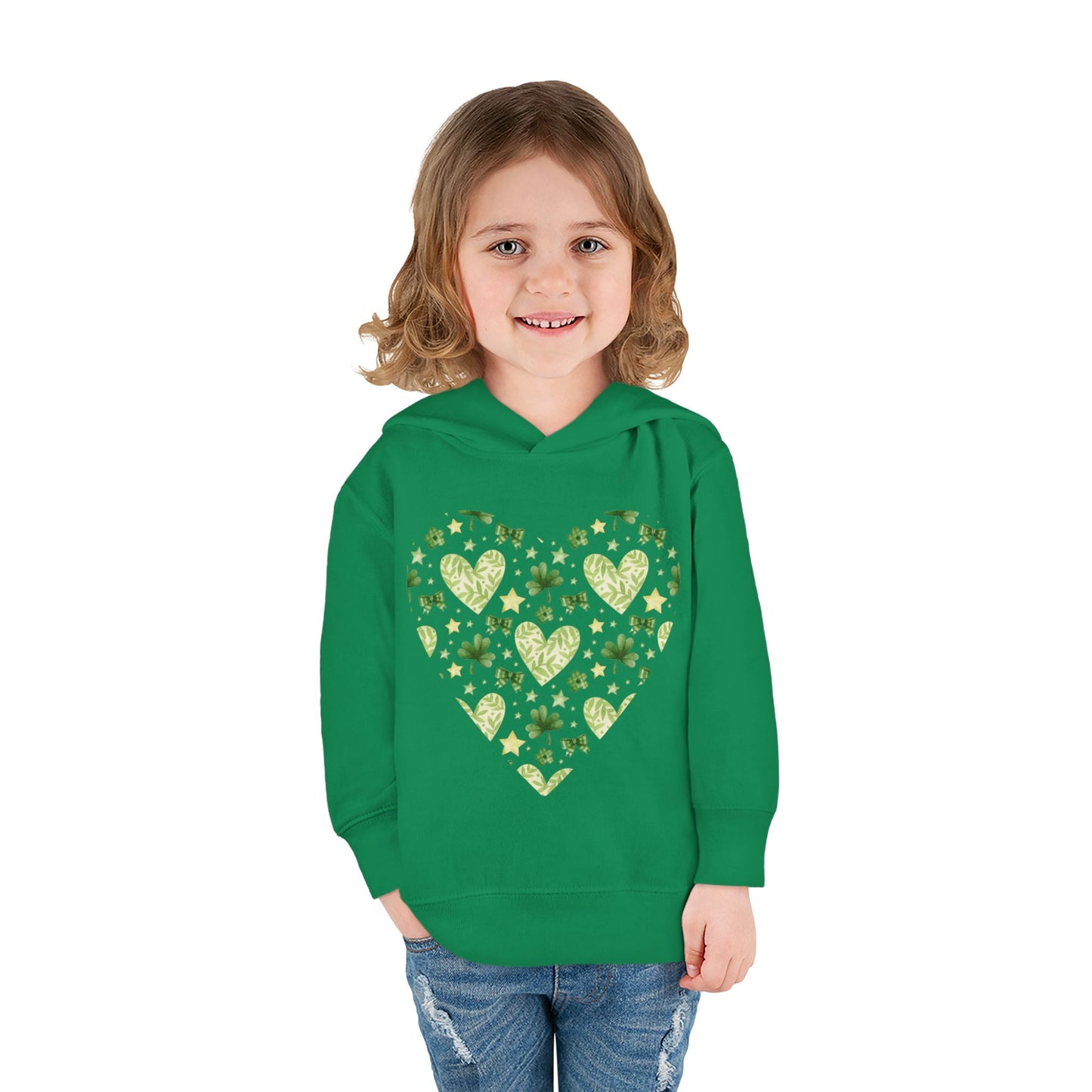 Lucky in Love 🍀 Toddler Pullover Hoodie
