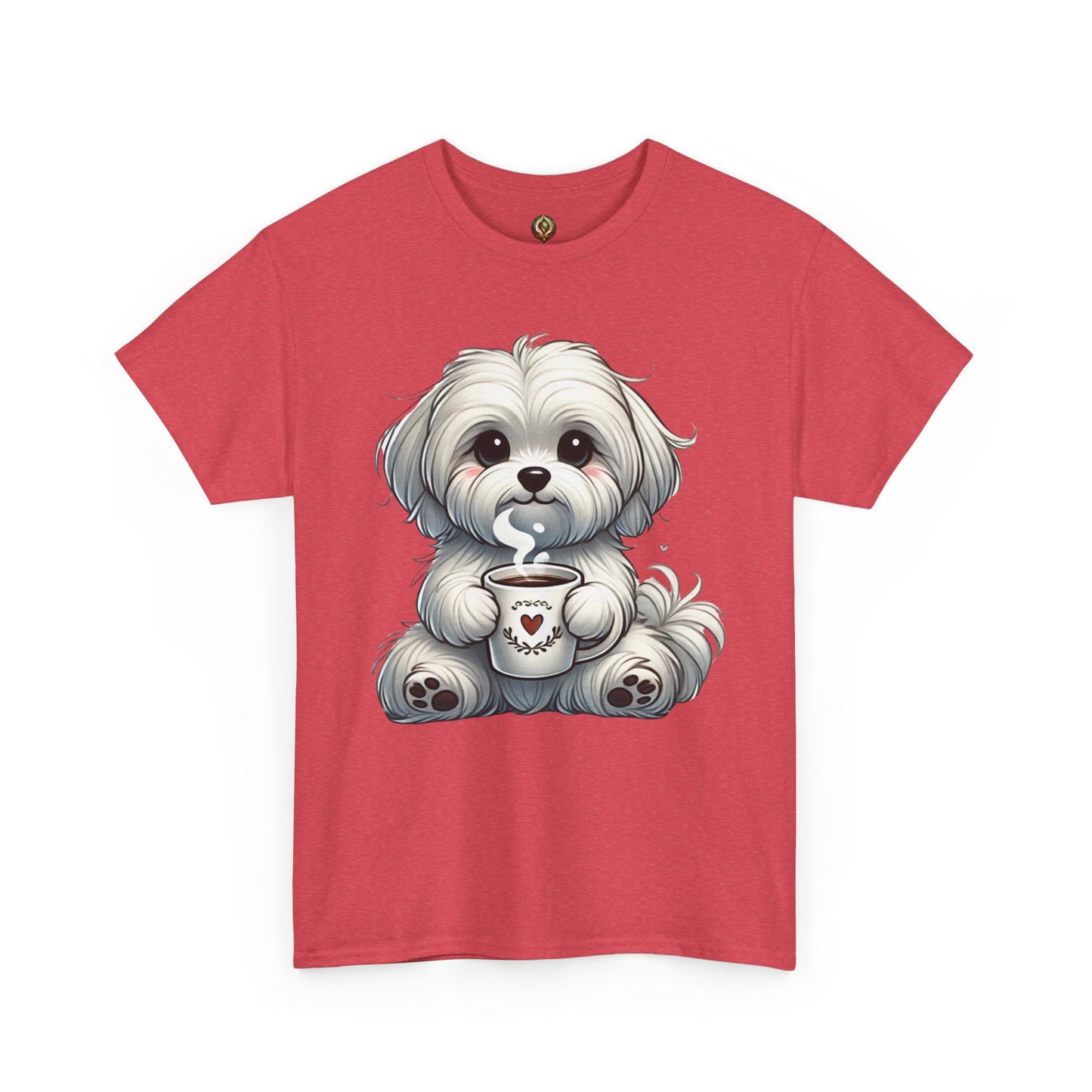 "Puppy Love Coffee Time" Unisex Tee