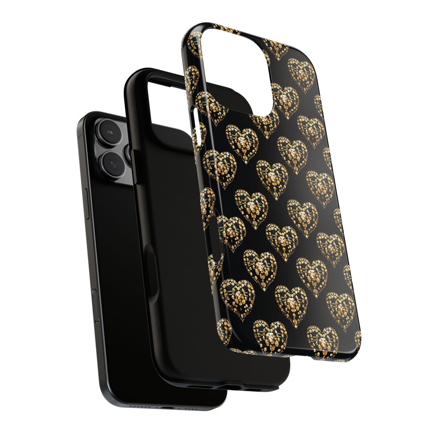 Golden Heart Luxe Phone Case