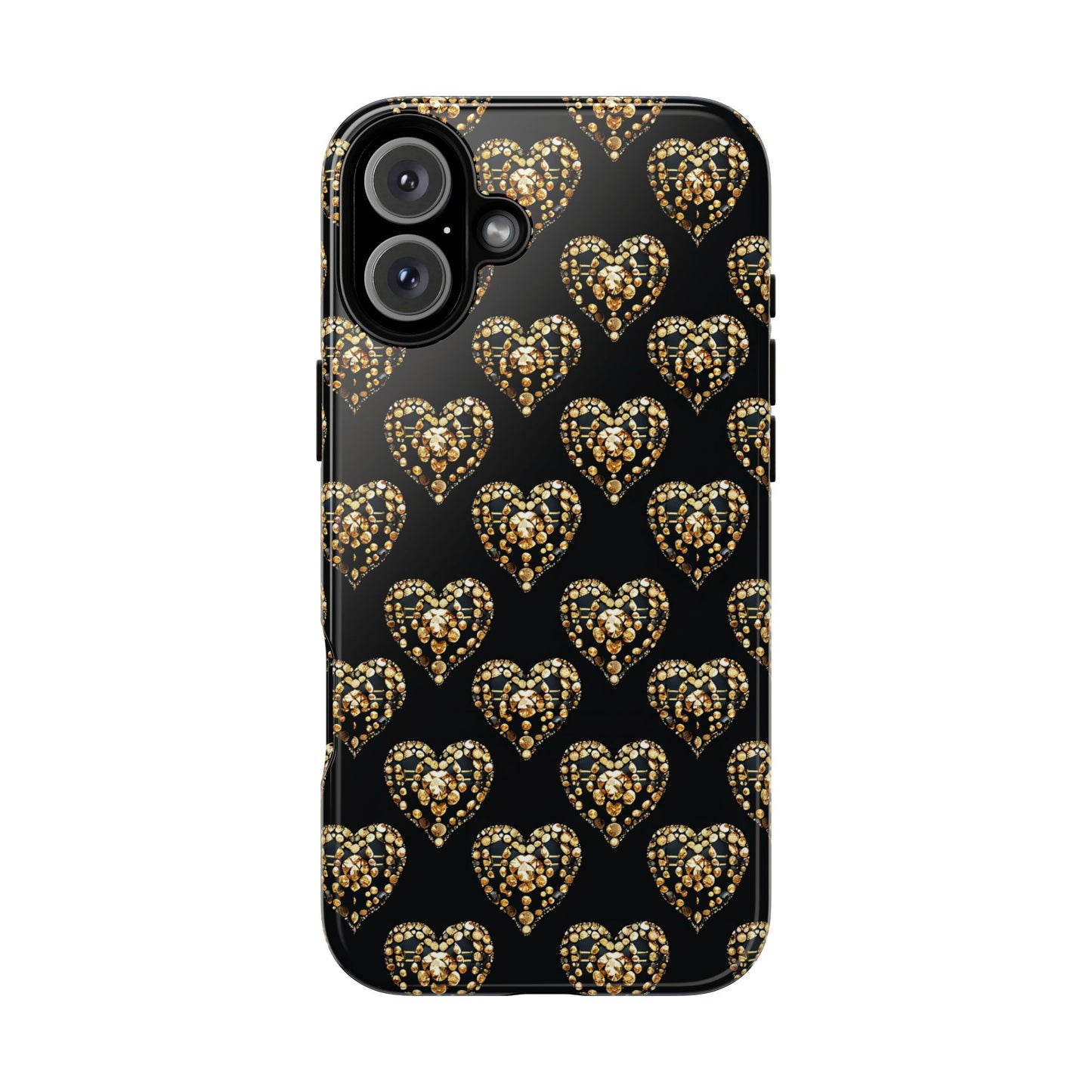 Golden Heart Luxe Phone Case
