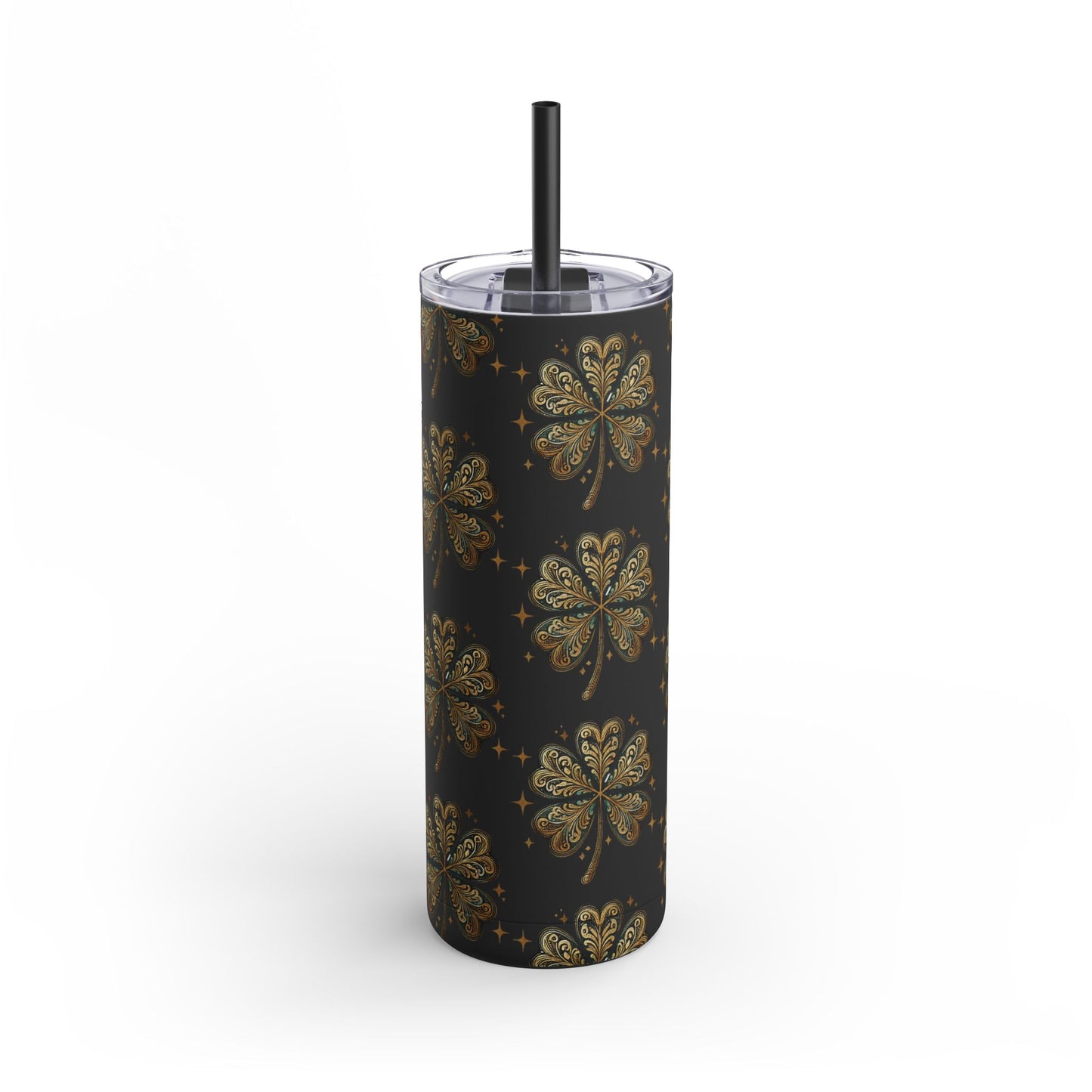 Golden Clover 🍀 20oz Matte Tumbler – Four Stunning Colors, Hot & Cold Insulated