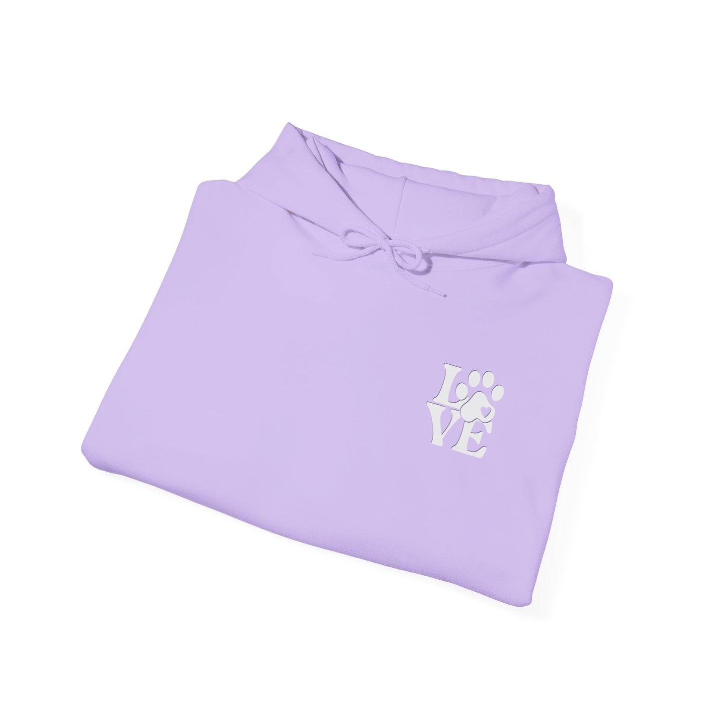 Cozy Love Paw-Print Unisex Hoodie