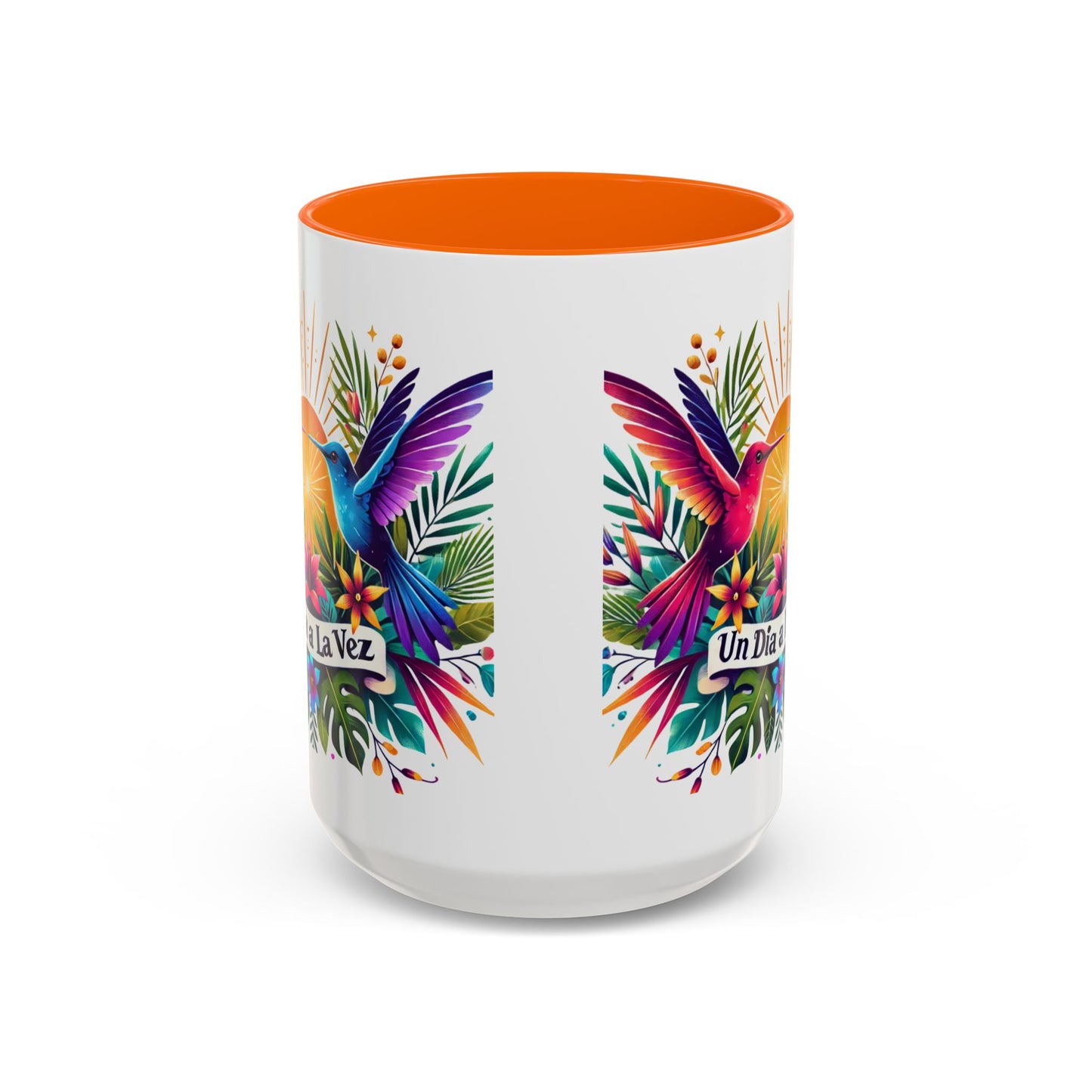 "Un Día a la Vez" Accent Coffee Mug (11oz, 15oz)