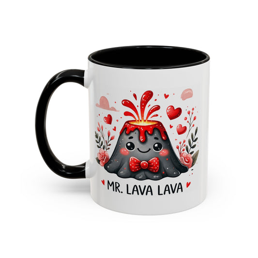 "Mr. Lava Lava Floral Charm" Accent Mug (11oz, 15oz)