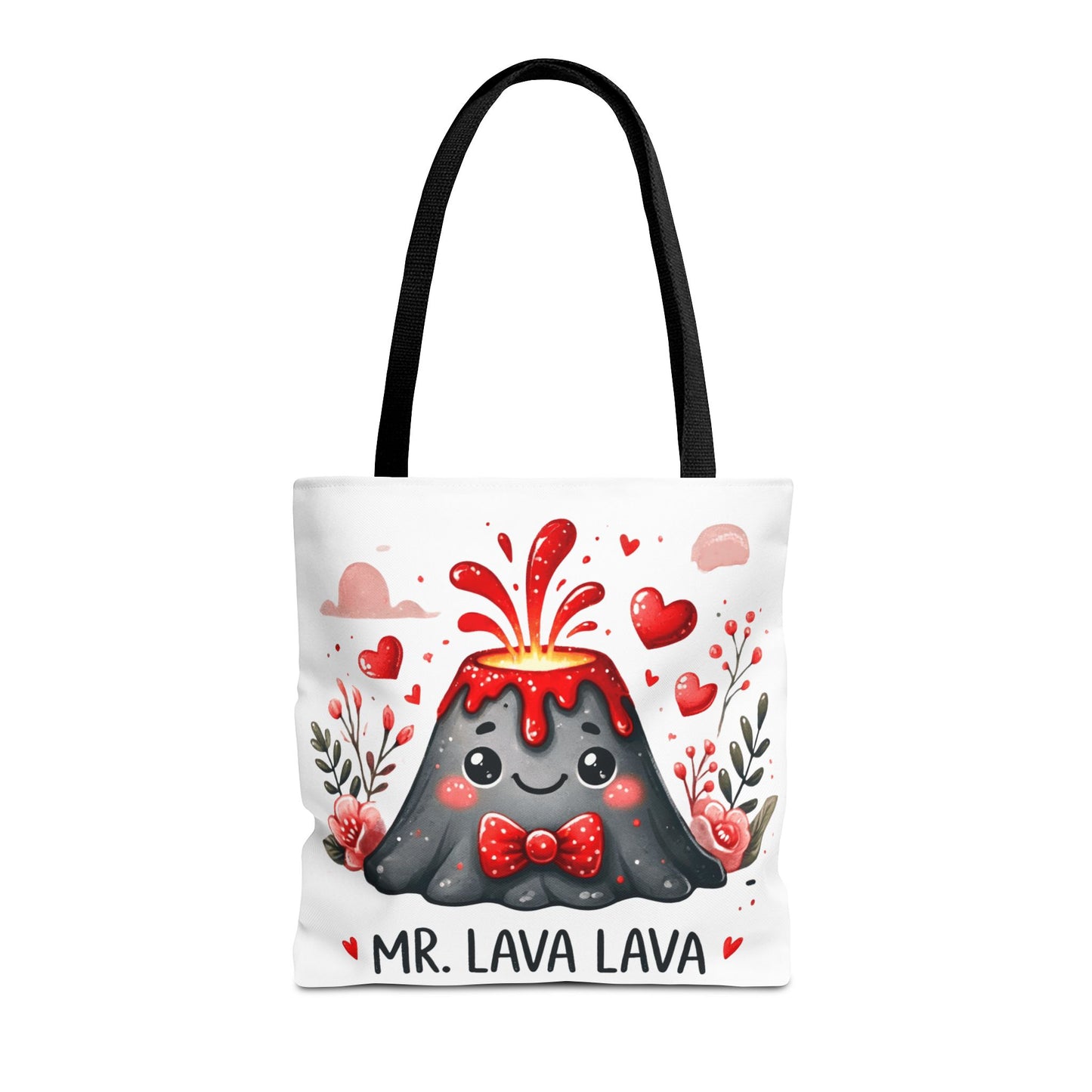 "Mr. Lava Lava Floral Charm" Tote Bag