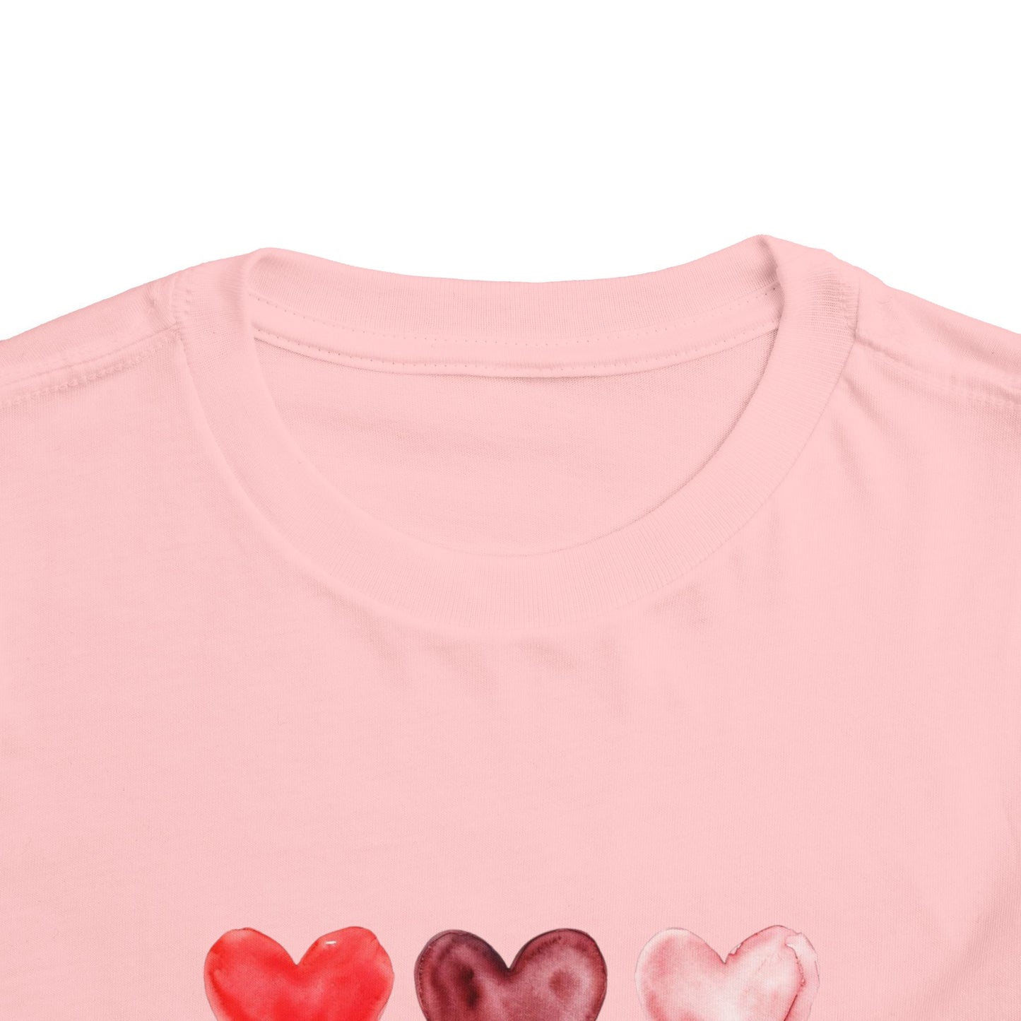 "Little Love Bug" Watercolor Heart Toddler Tee