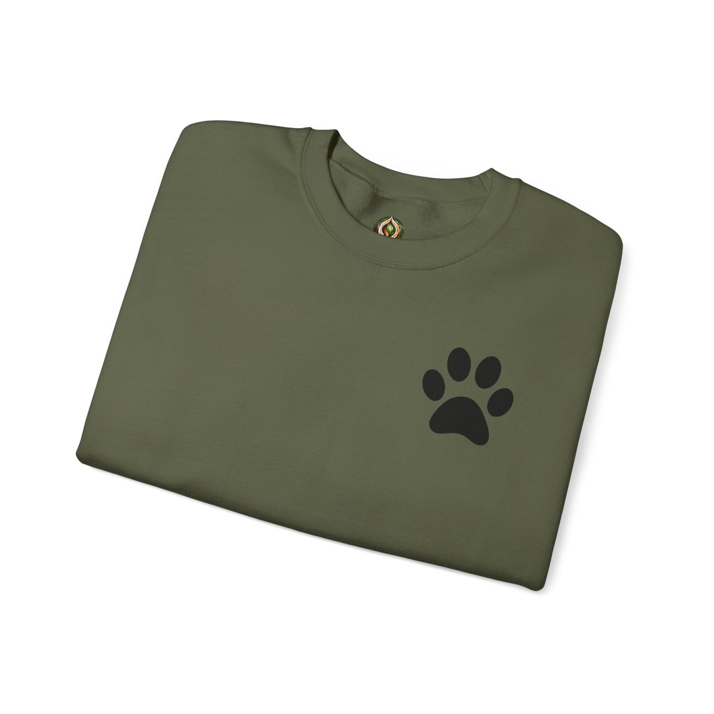 Minimalist Paw Print Crewneck Sweatshirt