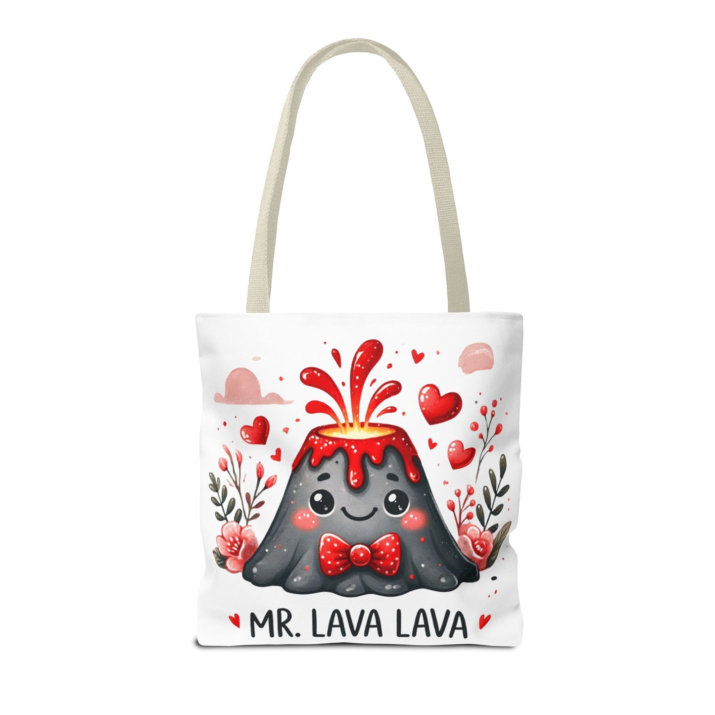 "Mr. Lava Lava Floral Charm" Tote Bag