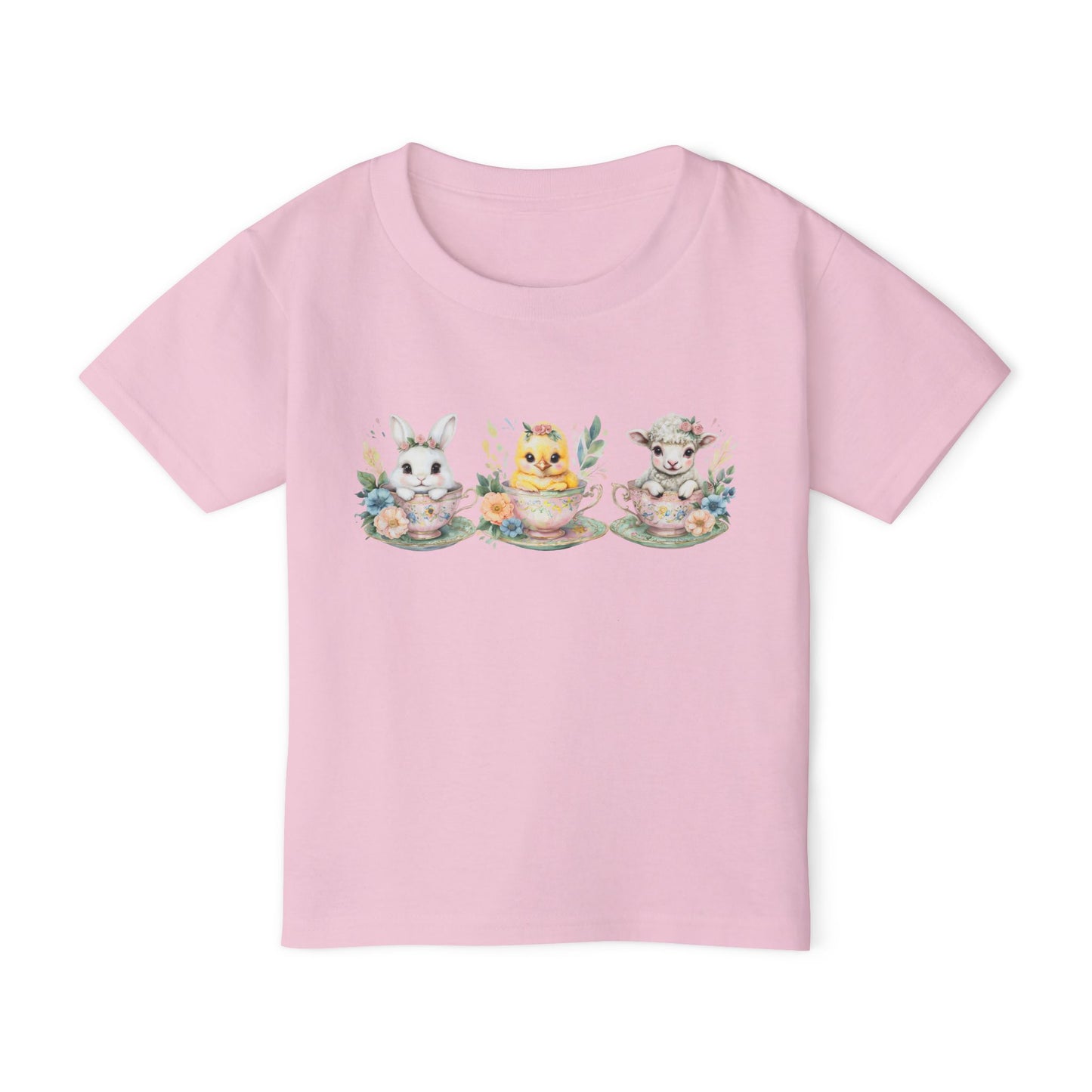 “Tea Time Trio” – Toddler Tee 🍵🌼