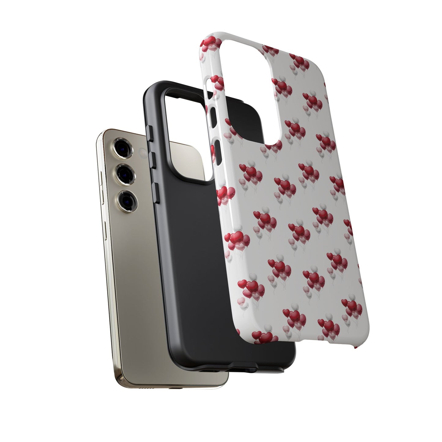 Floating Hearts Tough Phone Case