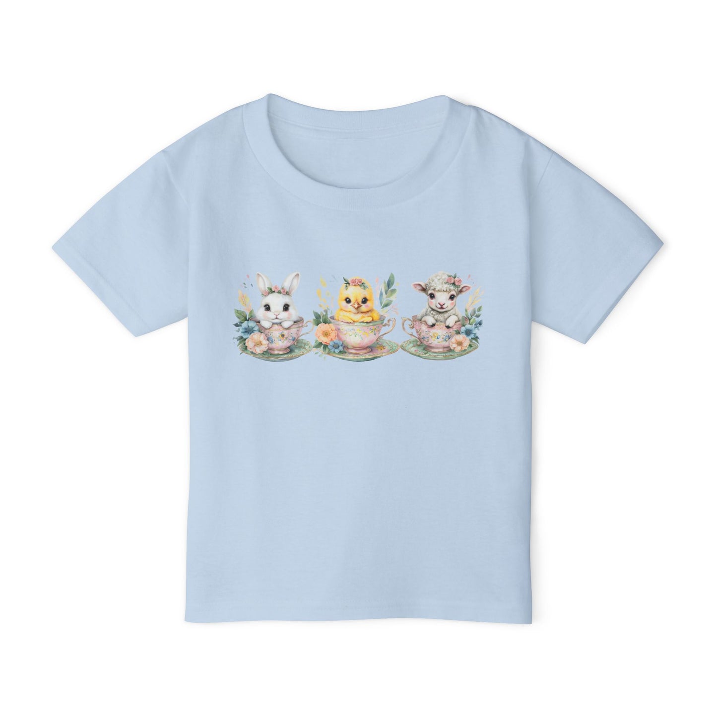 “Tea Time Trio” – Toddler Tee 🍵🌼