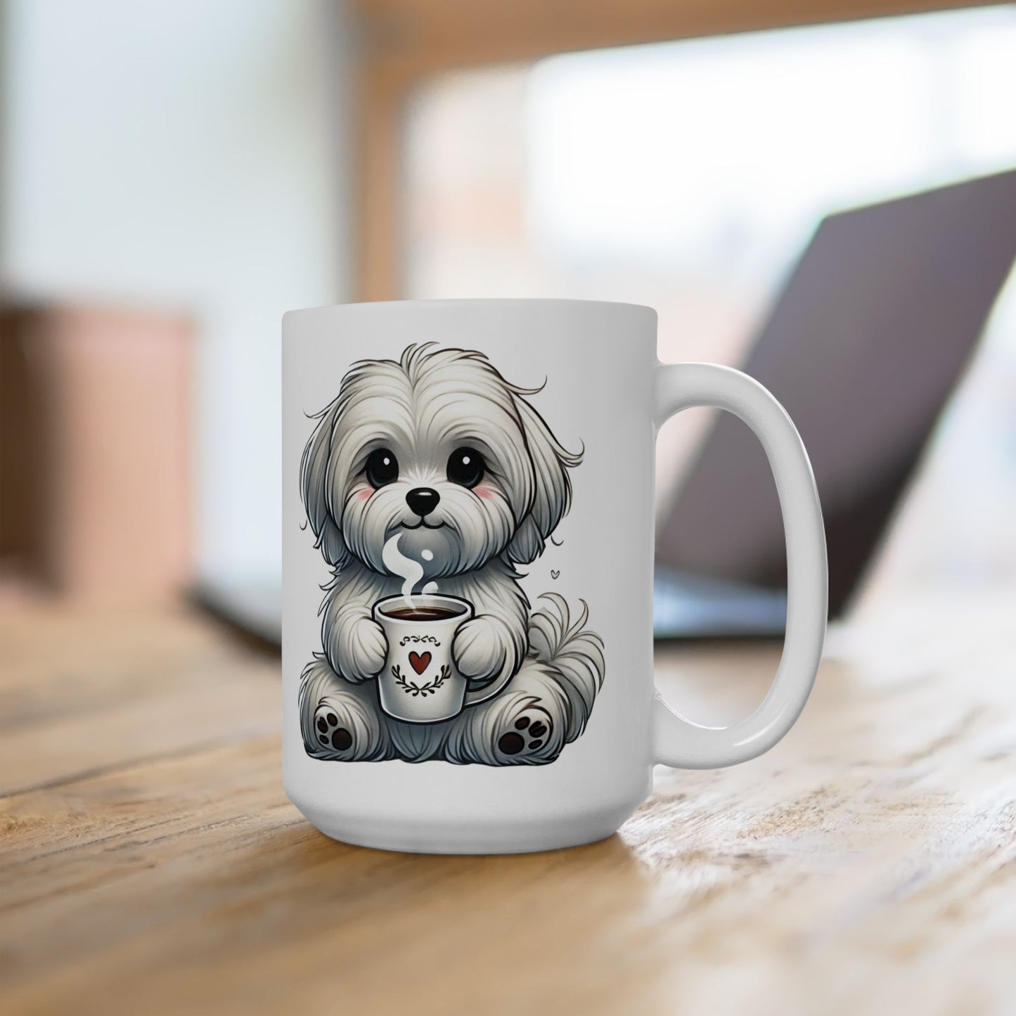 "Puppy Love Coffee Mug" Ceramic Mug, (11oz, 15oz)