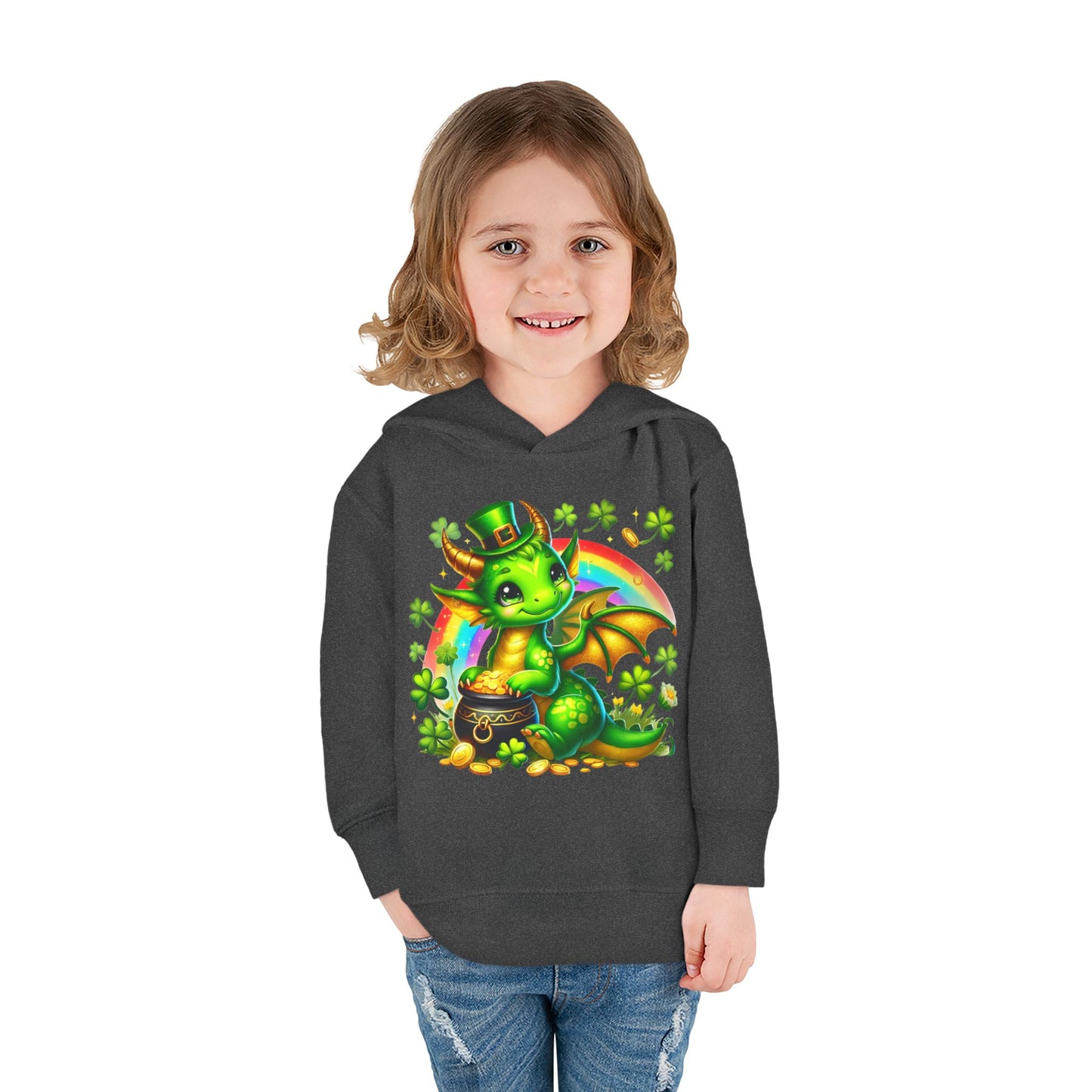 Lucky Little Dragon 🍀 Toddler Pullover Hoodie