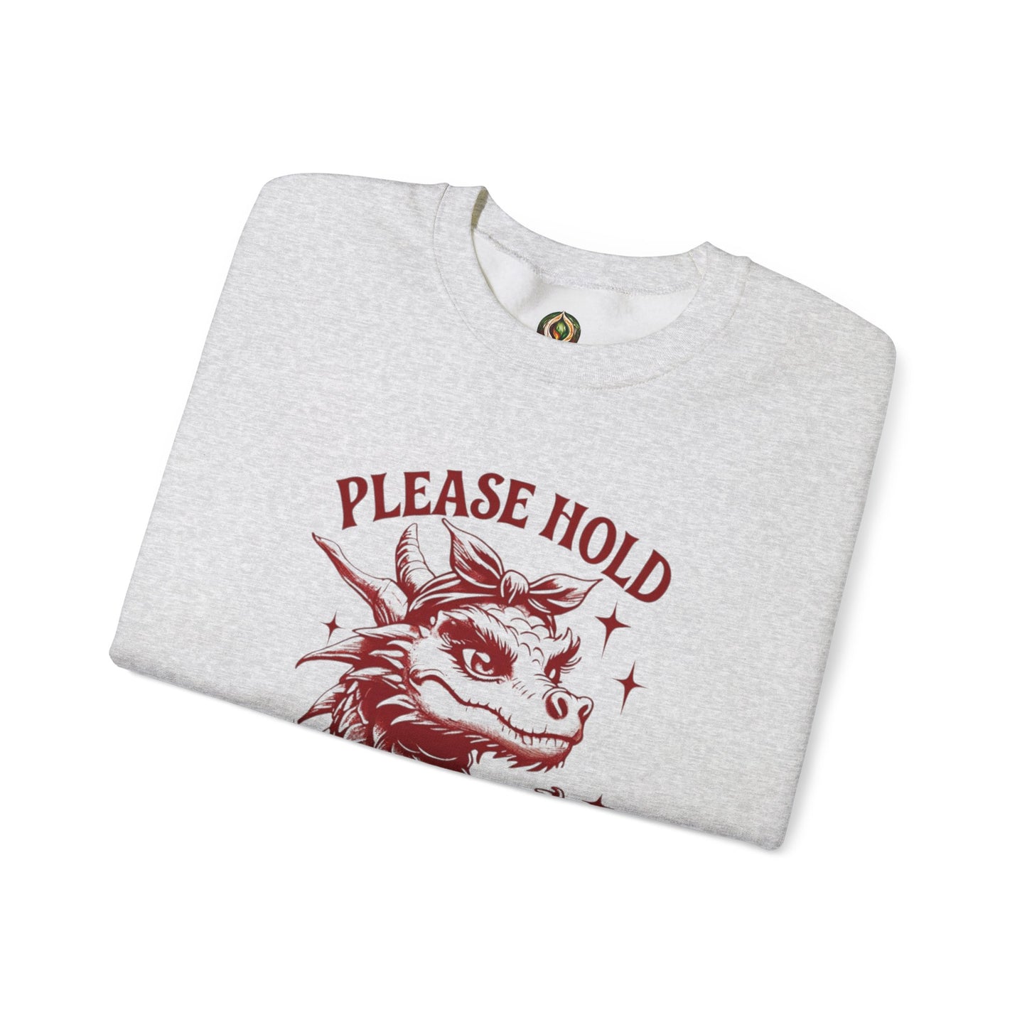 Please Hold, Sarcasm Loading Crewneck Sweatshirt – Snarky & Snuggly 🐉