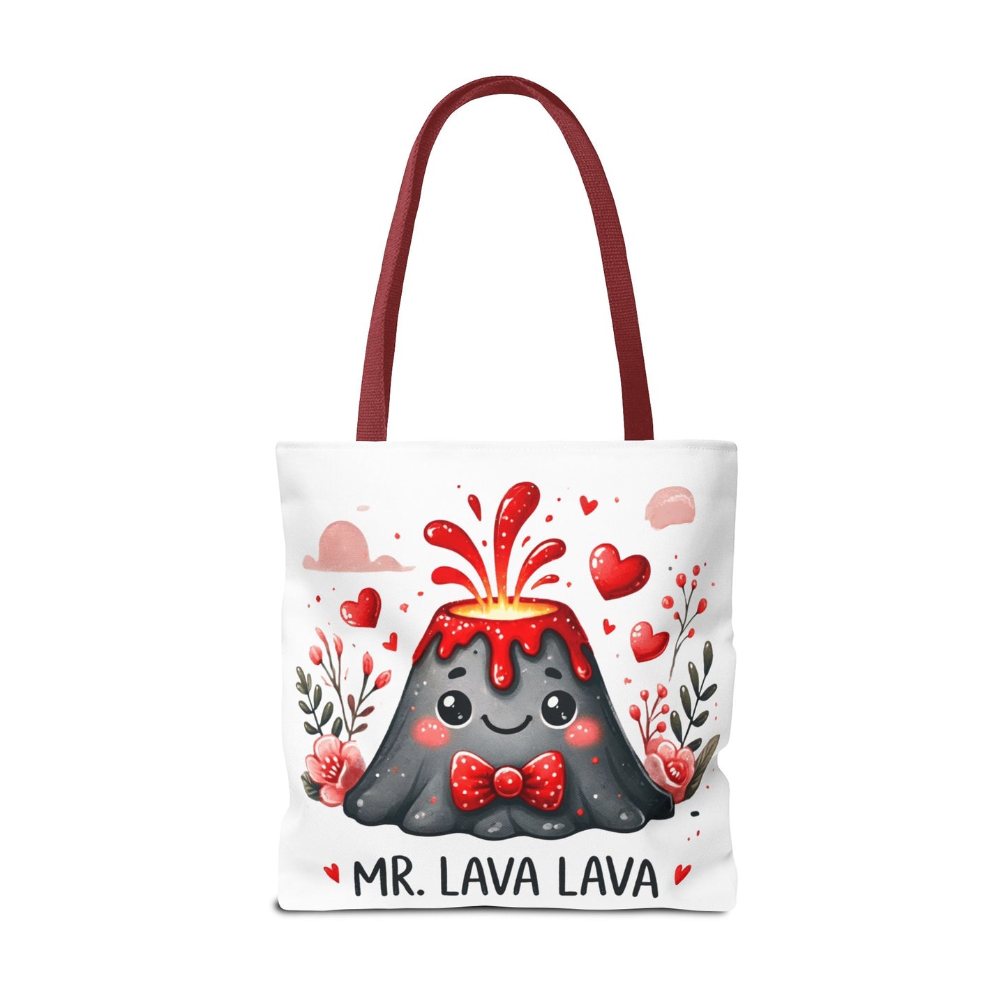 "Mr. Lava Lava Floral Charm" Tote Bag