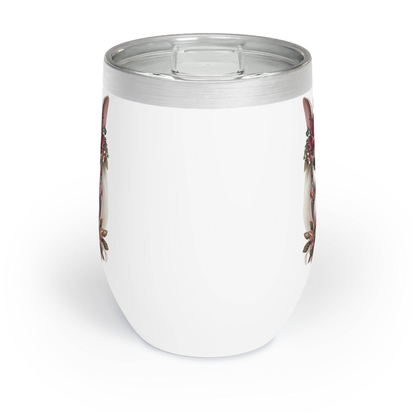 Rosalie Rouge – Glam Bunny Wine Tumbler (12oz)