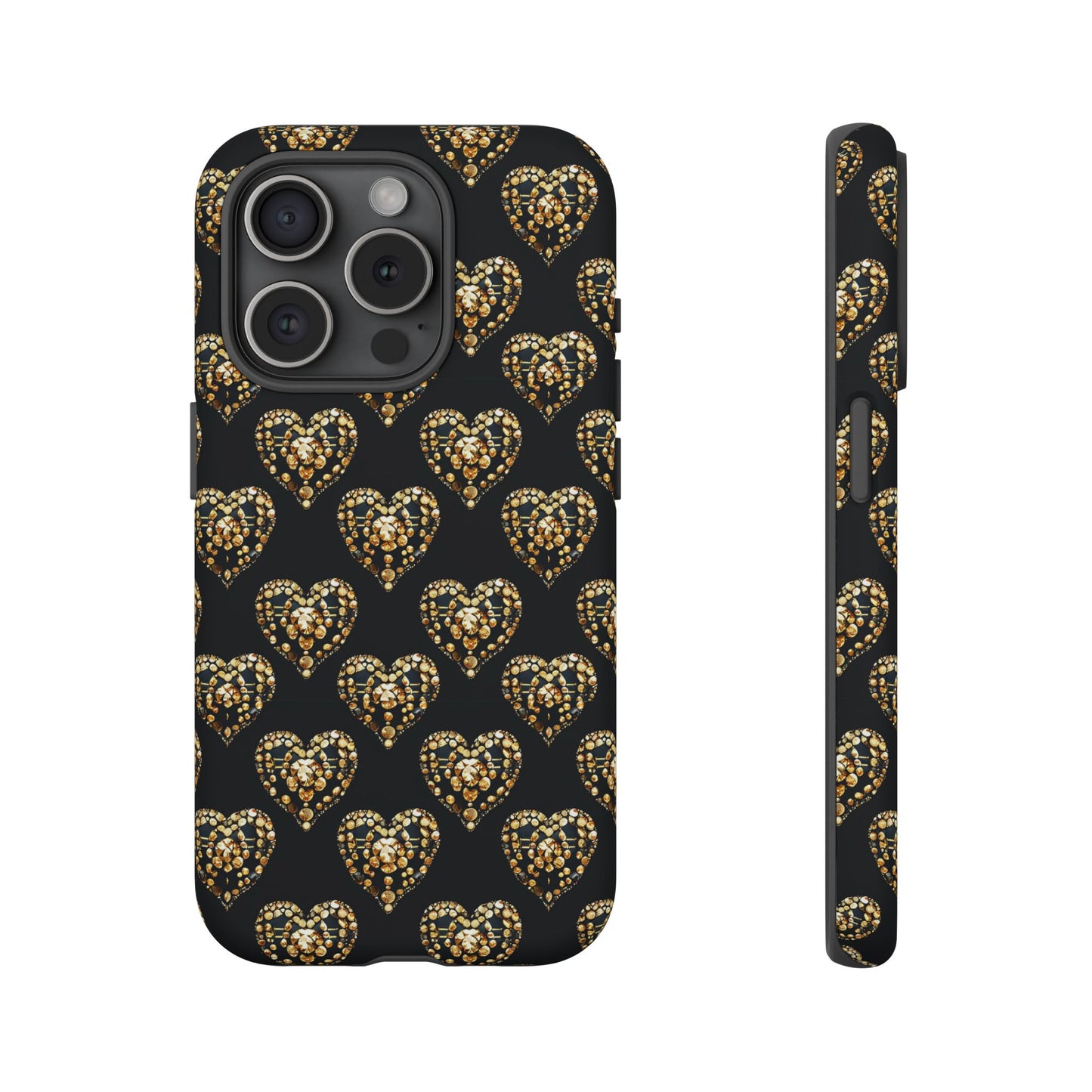 Golden Heart Luxe Phone Case