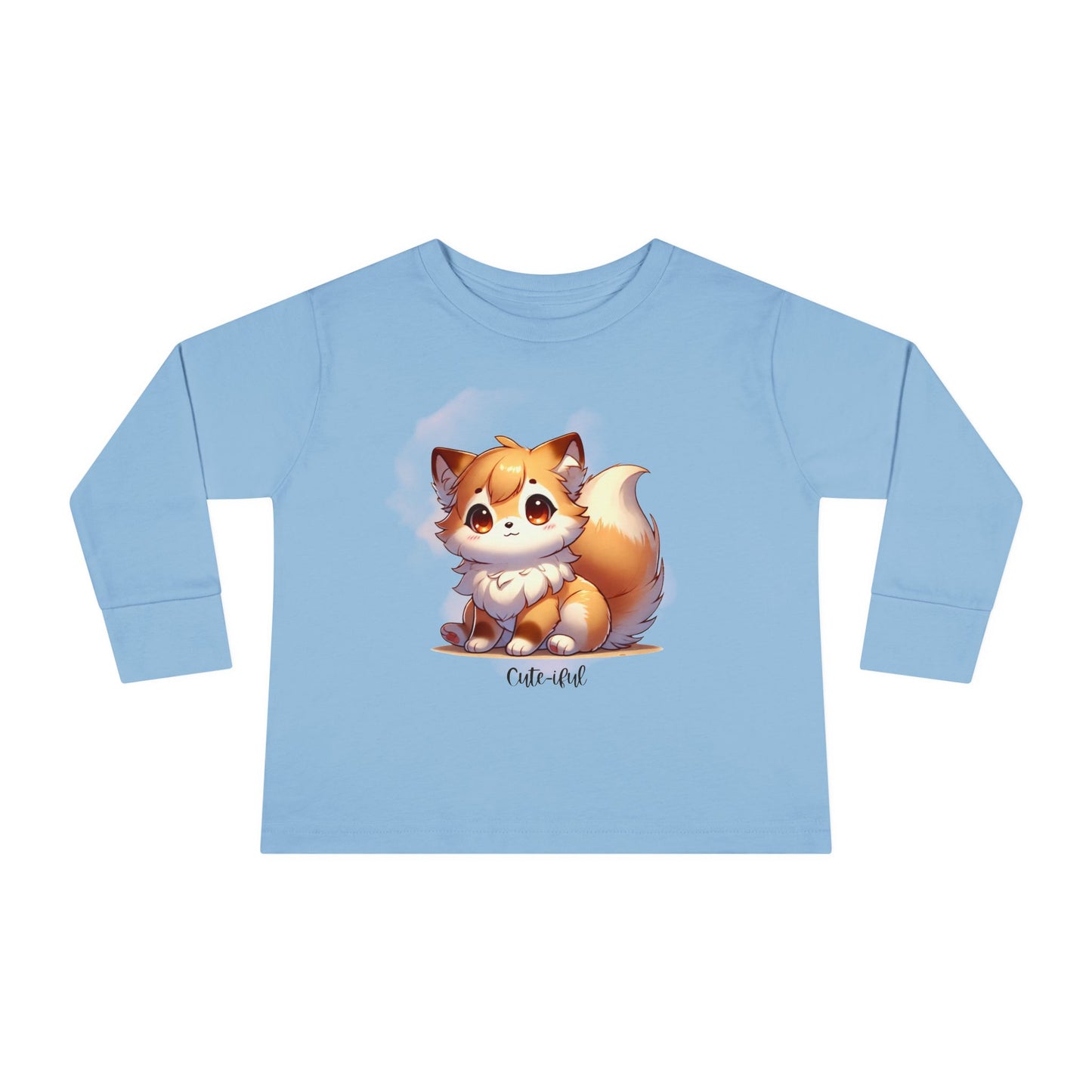 Cute-iful 🦊✨ Toddler Long Sleeve Tee