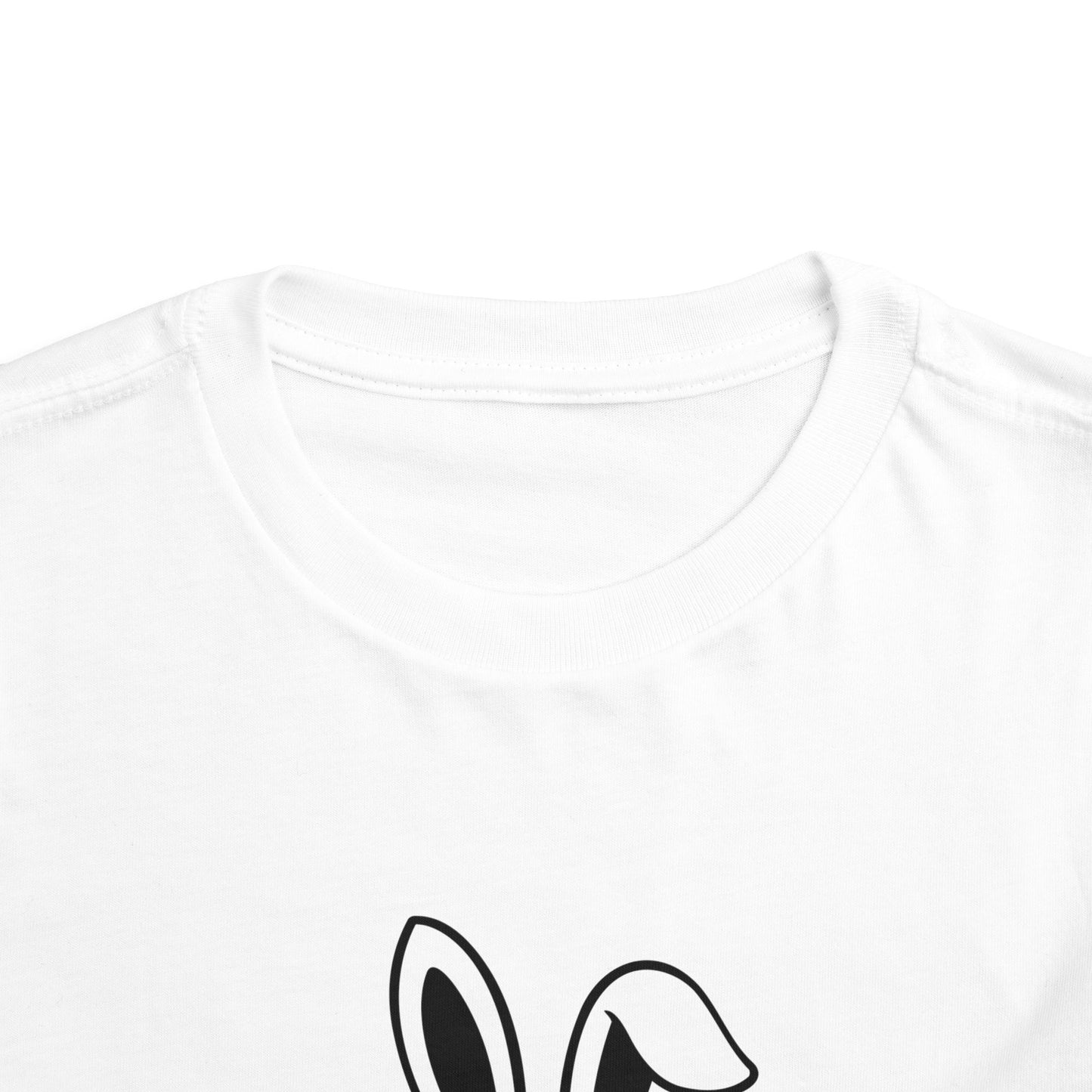 “Some Bunny Loves You” – Blue Floral Toddler Short Sleeve Tee 🐇💙