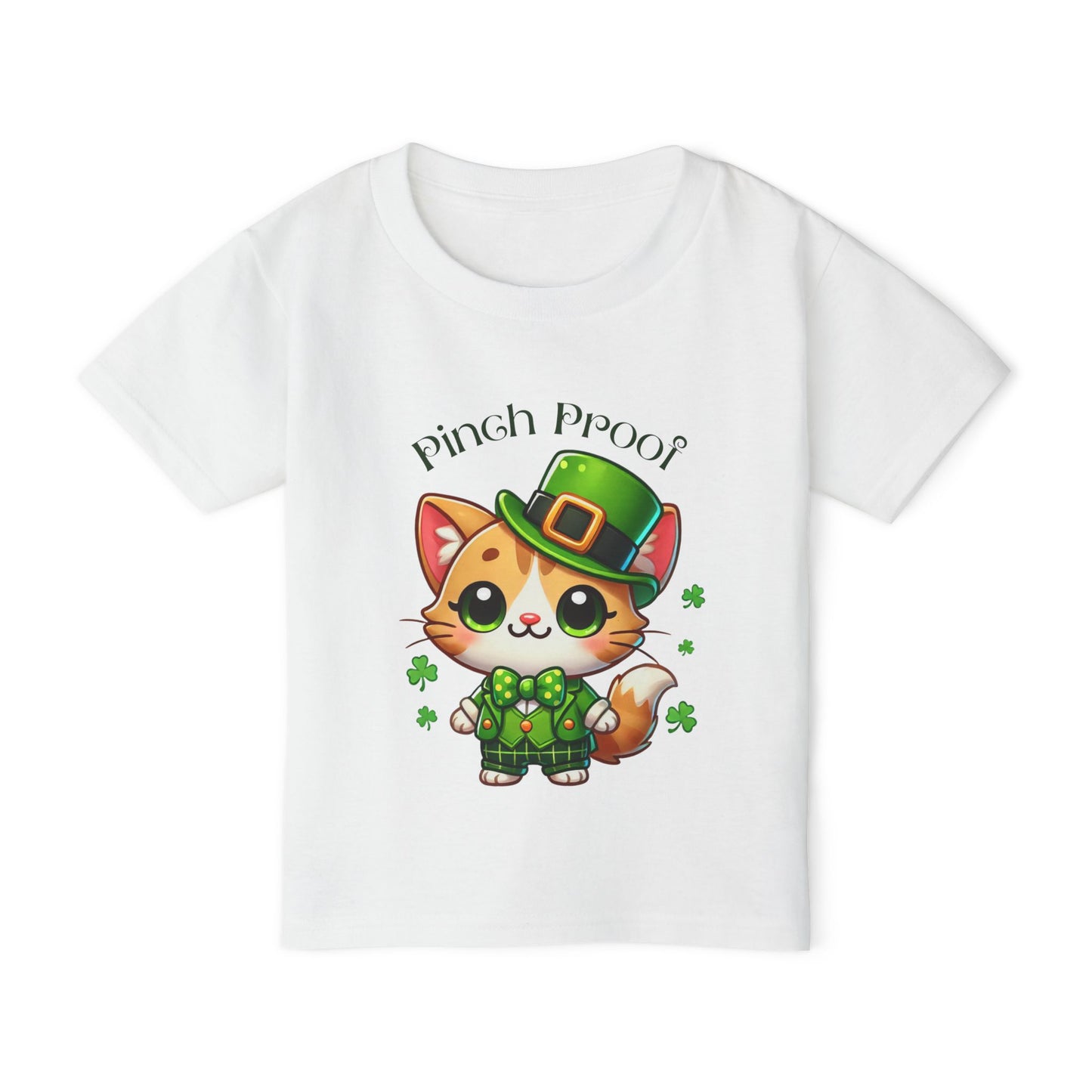 Pinch Proof Toddler Tee – St. Patrick’s Day Lucky Kitty 🍀😺