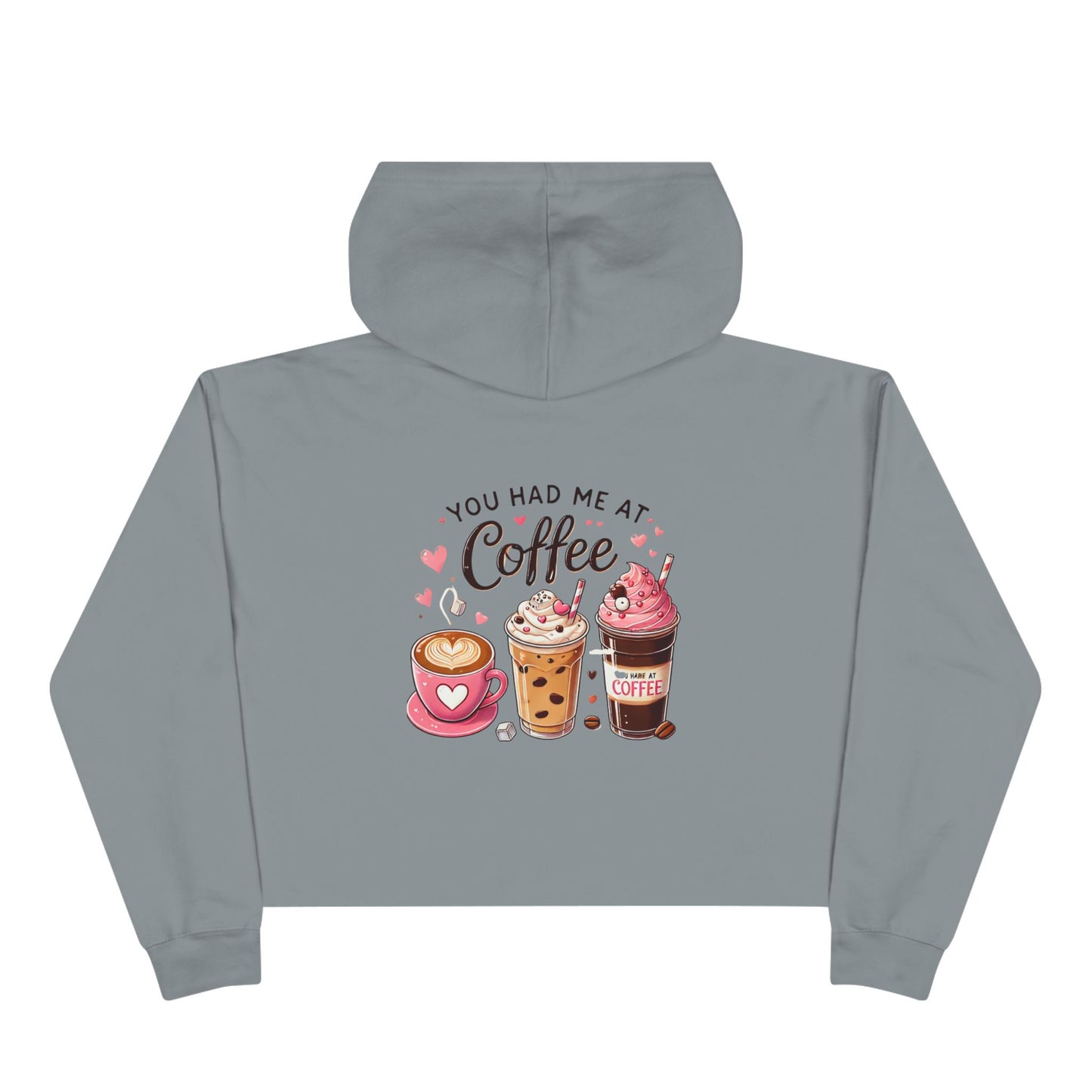 "Coffee Crew" Women’s Cropped Hoodie